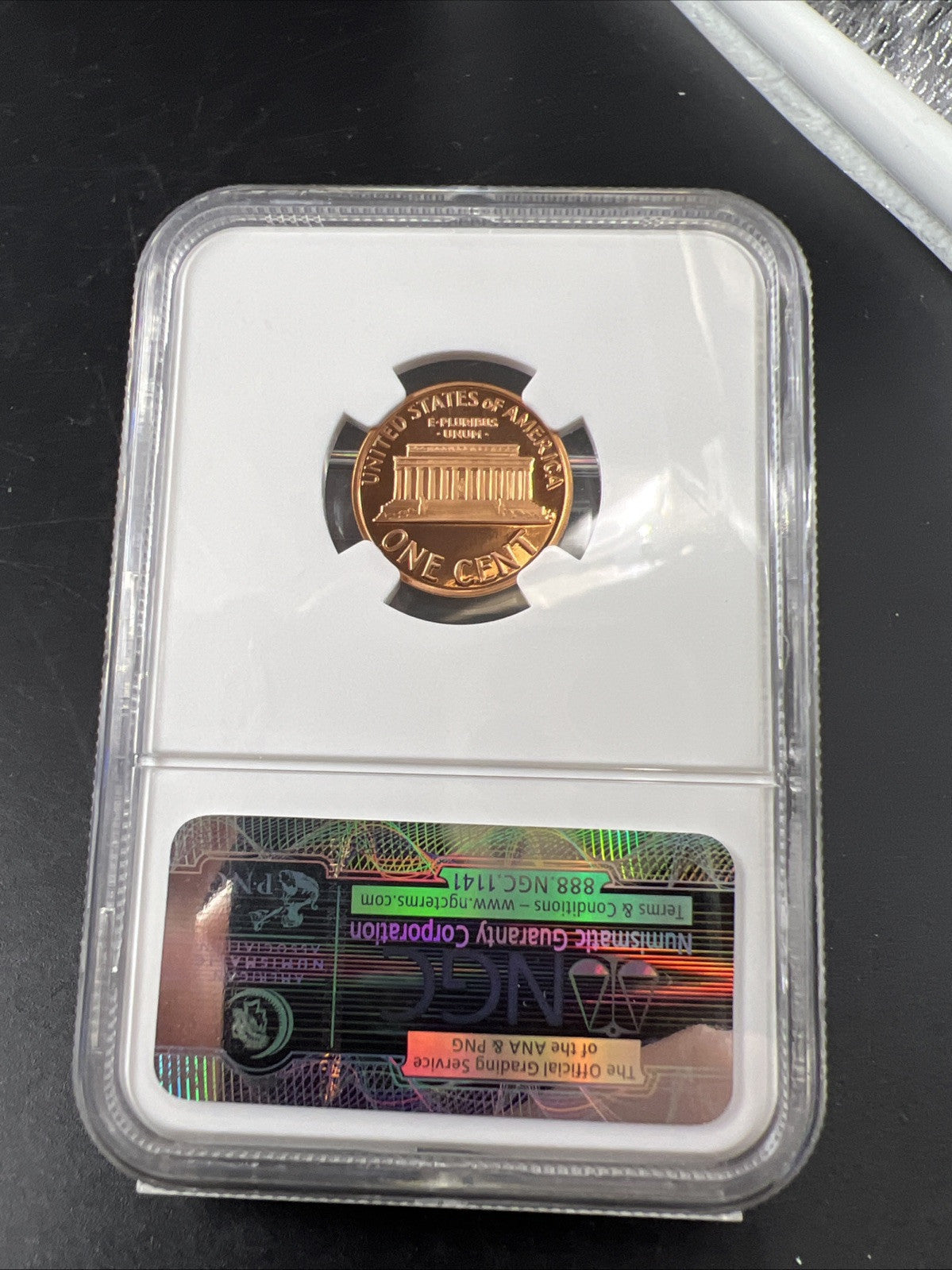 2006 S 1c Lincoln Memorial Cent Penny Coin Proof NGC PF69 UCAM USA Flag Label