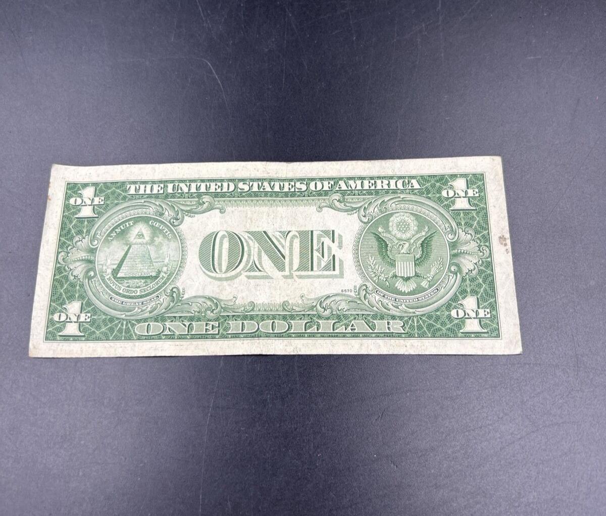 1935 F $1 Silver Certificate Blue Seal Note Very Fine Circ Neat Serial SKU#188
