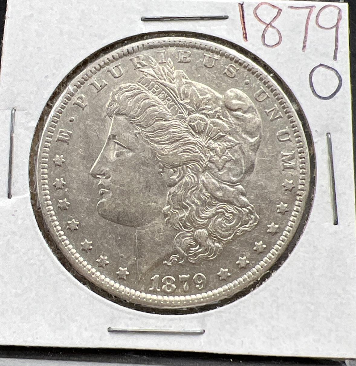 1879 O $1 Morgan Silver Dollar Coin Choice XF EF Extra Fine / AU