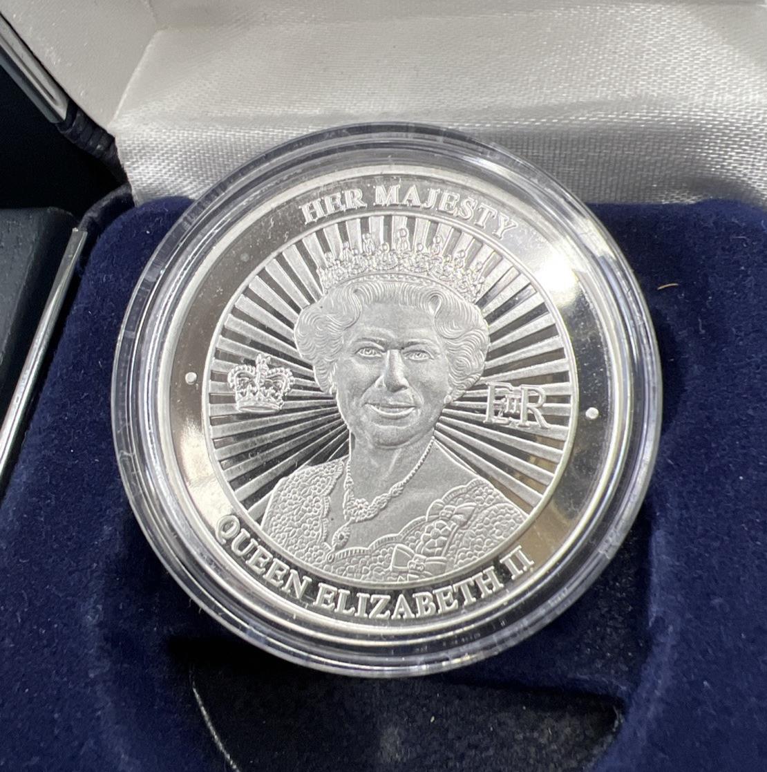 2022 Her Majesty Queen Elizabeth II 1 Oz Silver Danbury Mint CH UNC