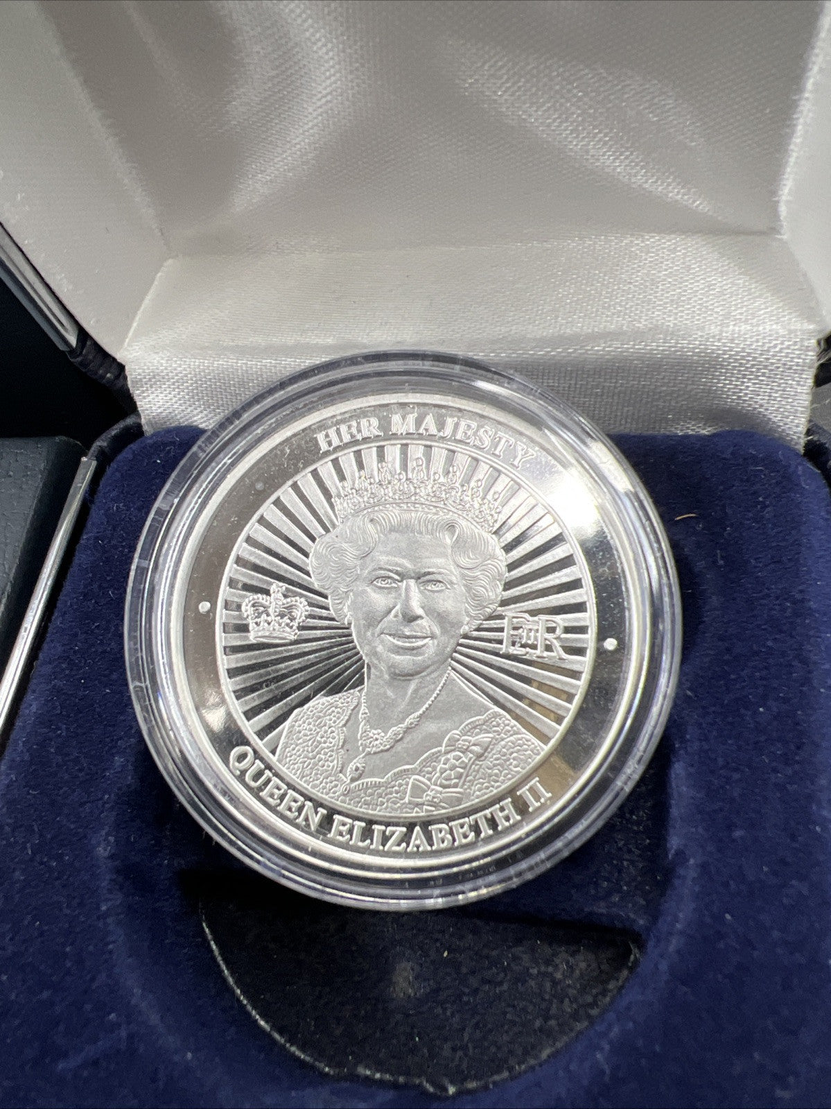 2022 Her Majesty Queen Elizabeth II 1 Oz Silver Danbury Mint CH UNC