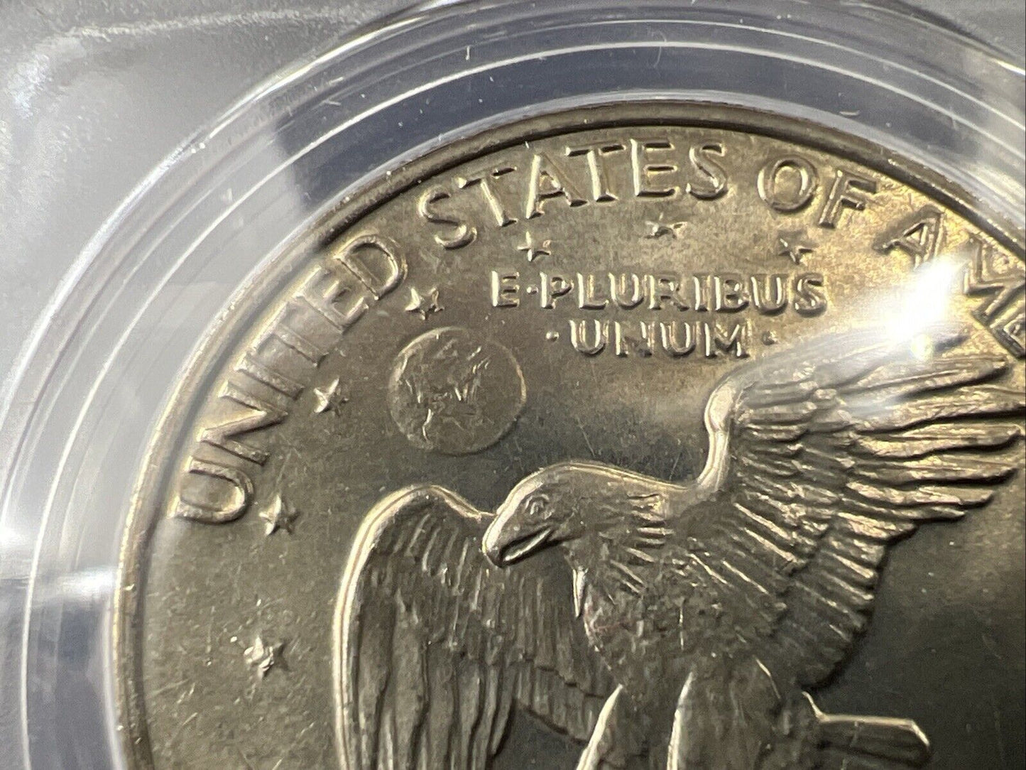 1972 $1 Eisenhower Ike Dollar Coin MS63 ANACS CH BU UNC Type 2 Variety FS-901