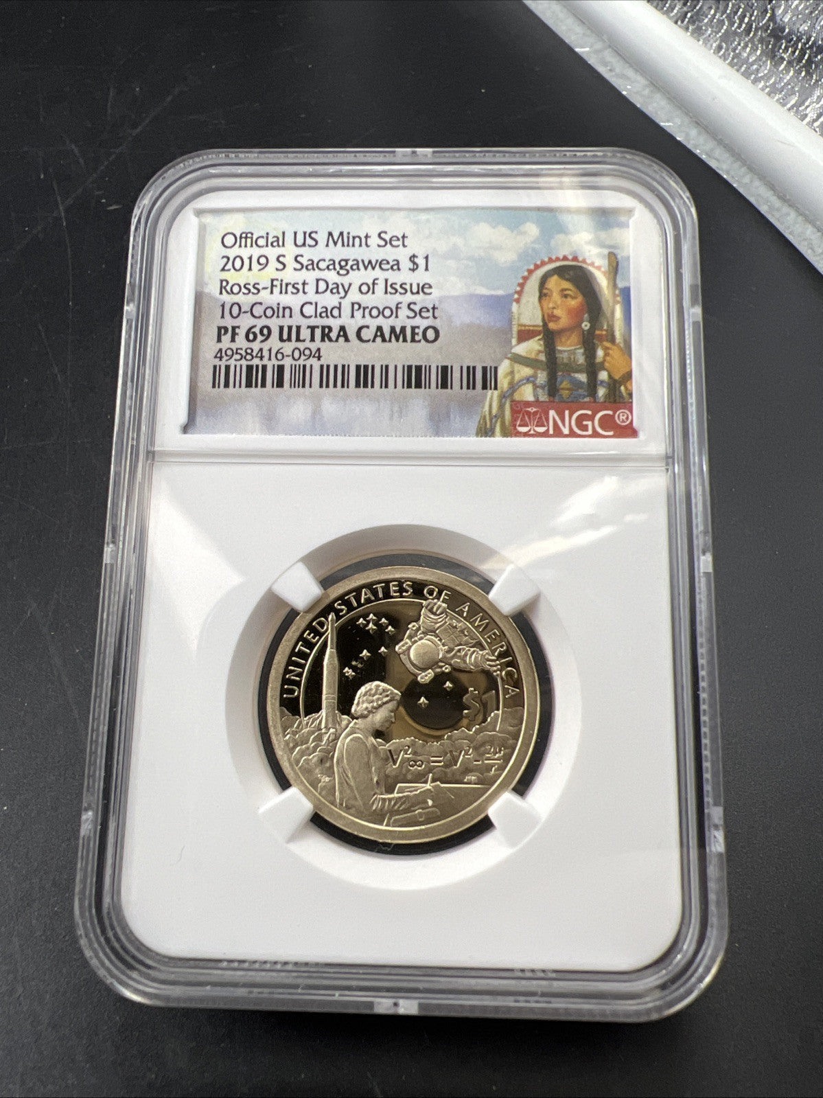 2019 S Proof Native American Mary Ross NGC PF69 Clad Proof Set Dollar $1 Coin