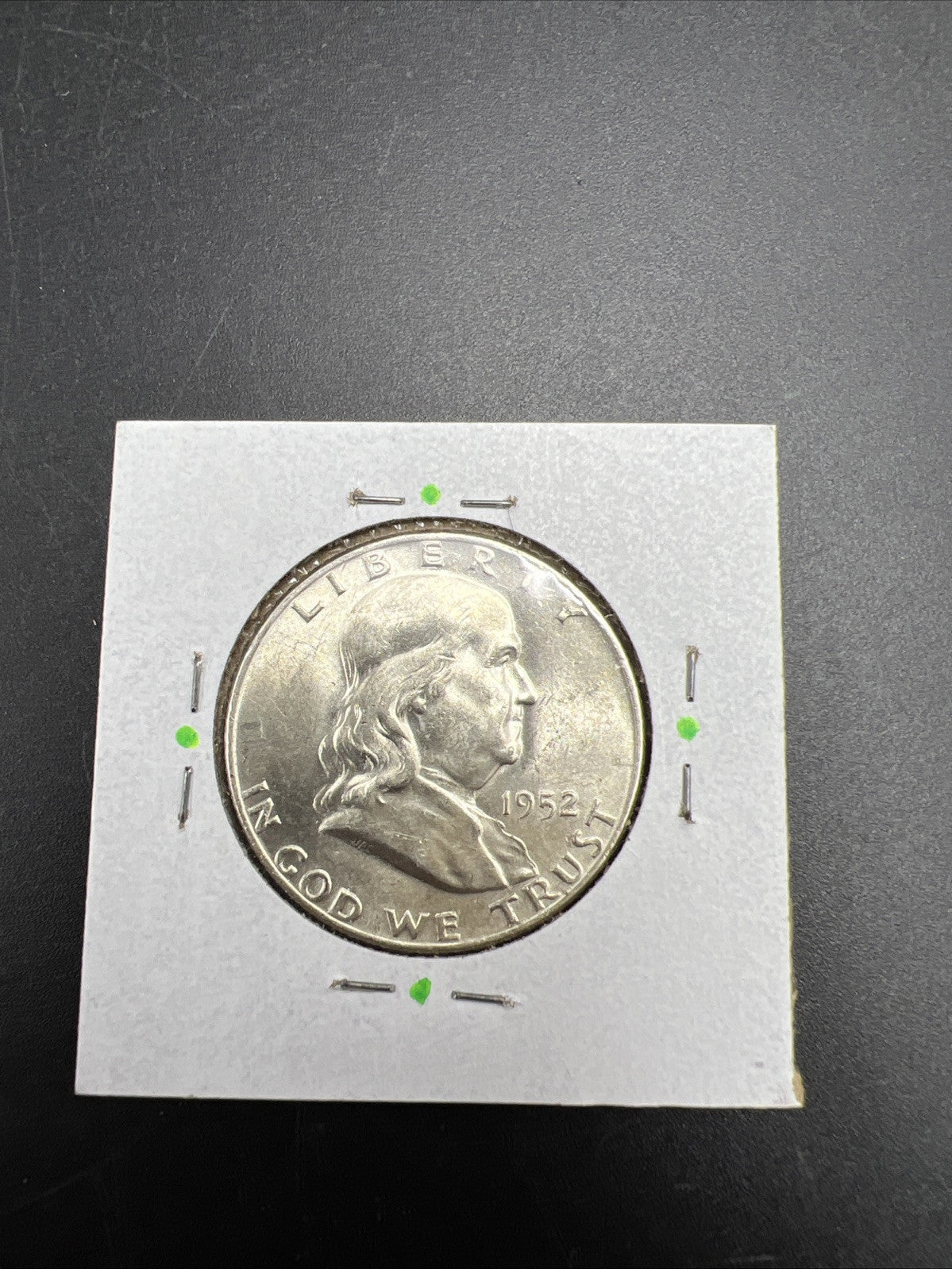 1952 D D/D RPM 50c Franklin Silver Half Dollar Coin BU UNC
