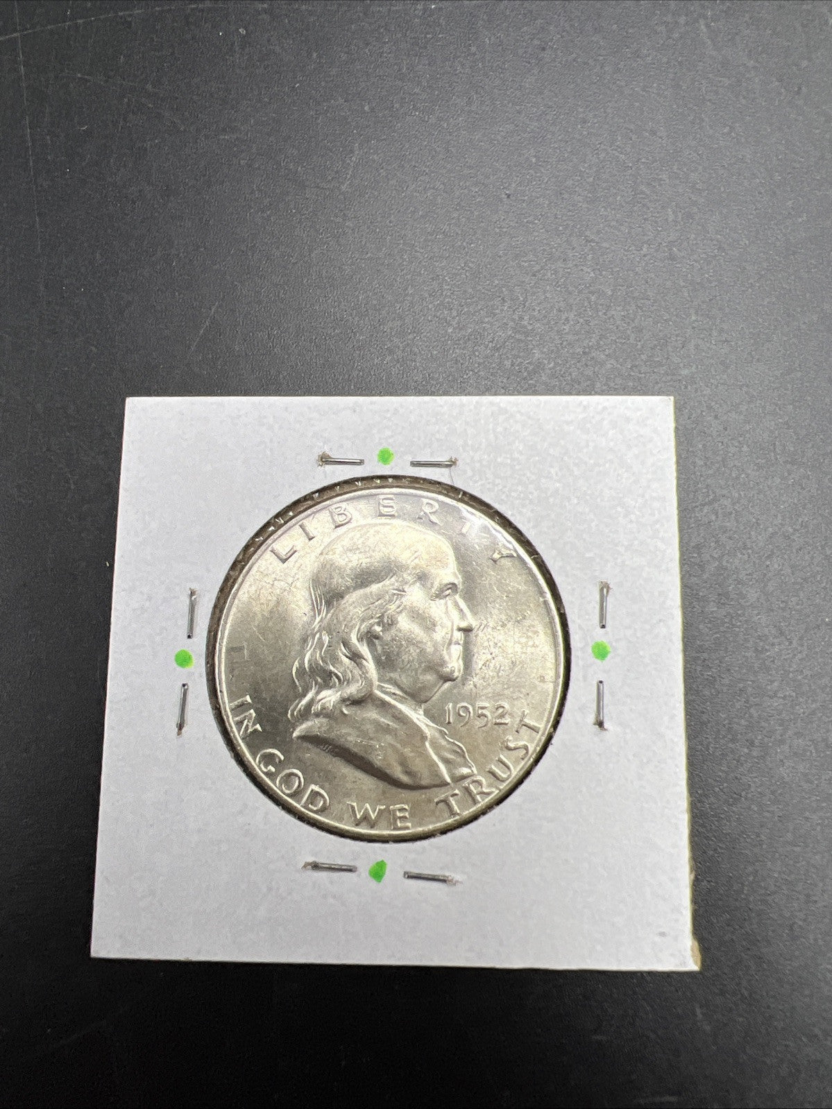 1952 D D/D RPM 50c Franklin Silver Half Dollar Coin BU UNC