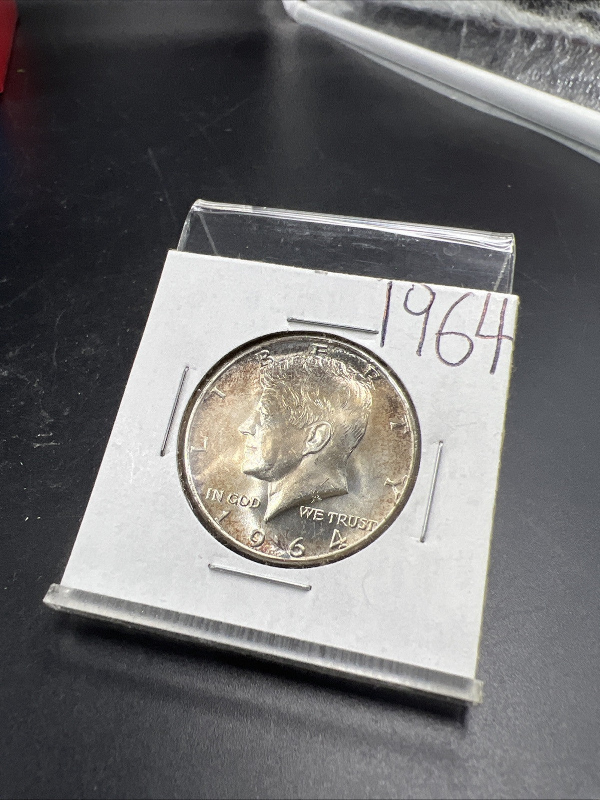 1964 P Kennedy Half Dollar Coin Choice BU UNC Neat Toning Toner #2192025A