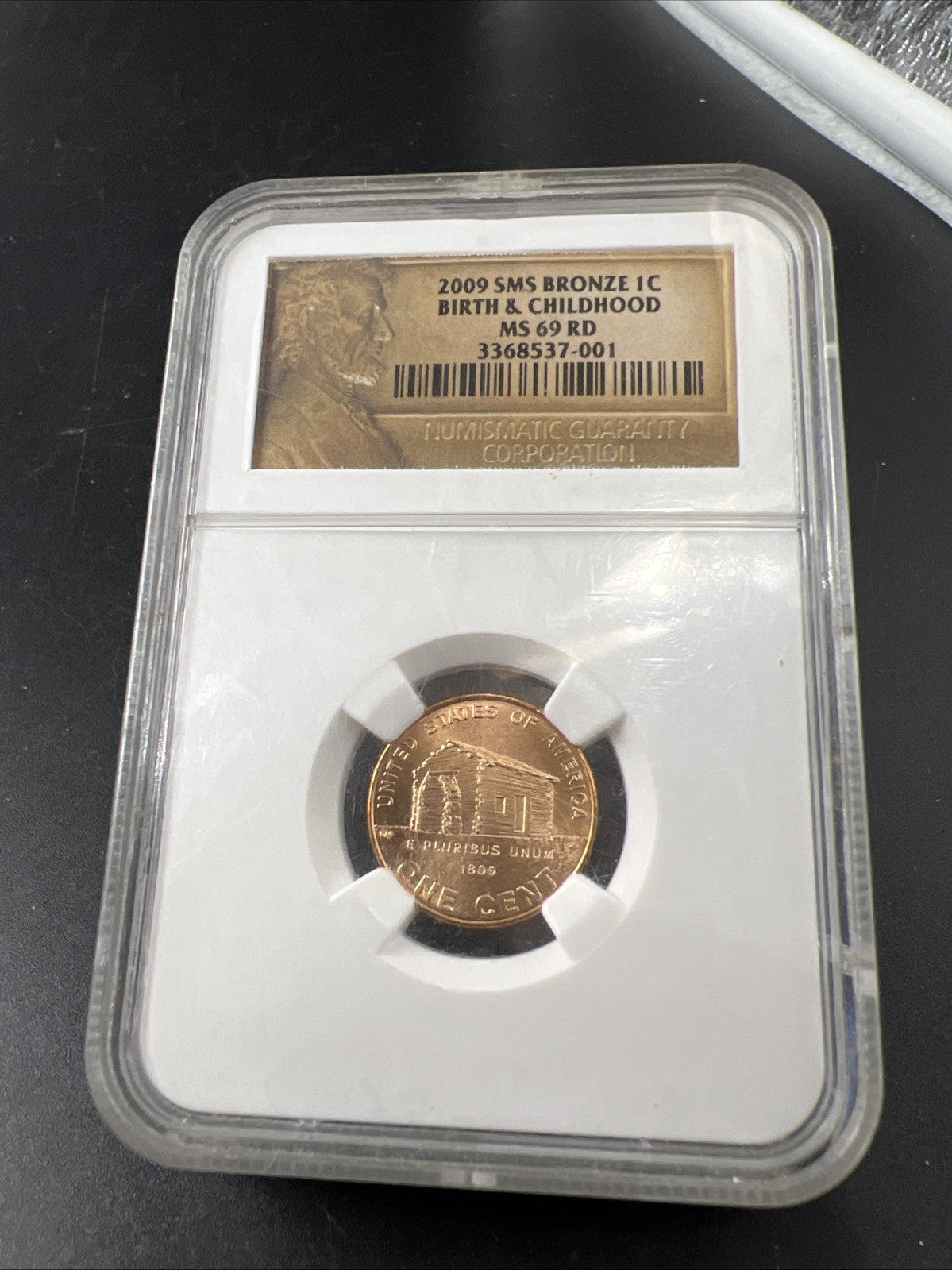 2009 1c P SMS Lincoln Cent Birth & Childhood Commemorative Coin MS69 RD
