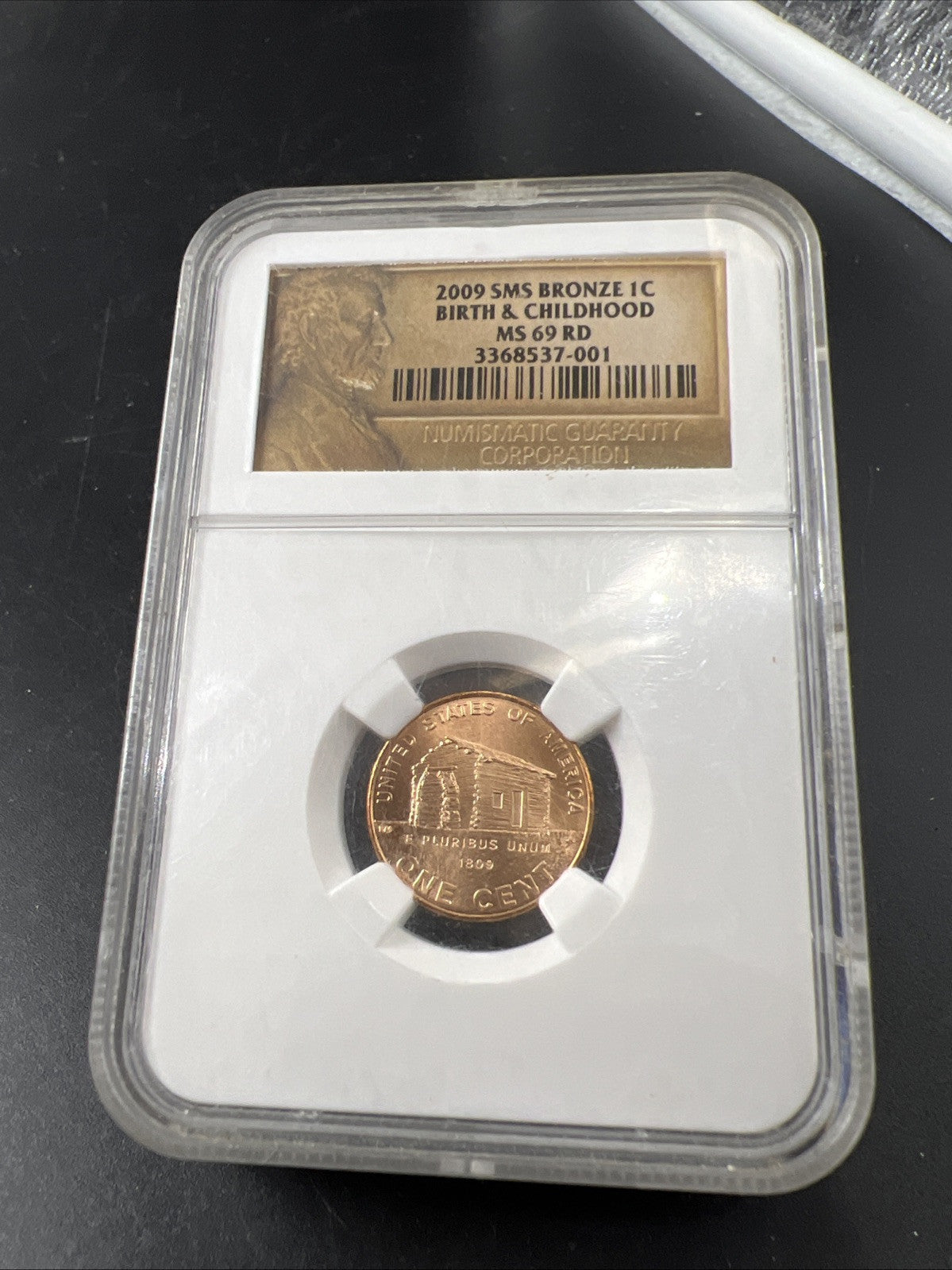 2009 1c P SMS Lincoln Cent Birth & Childhood Commemorative Coin MS69 RD