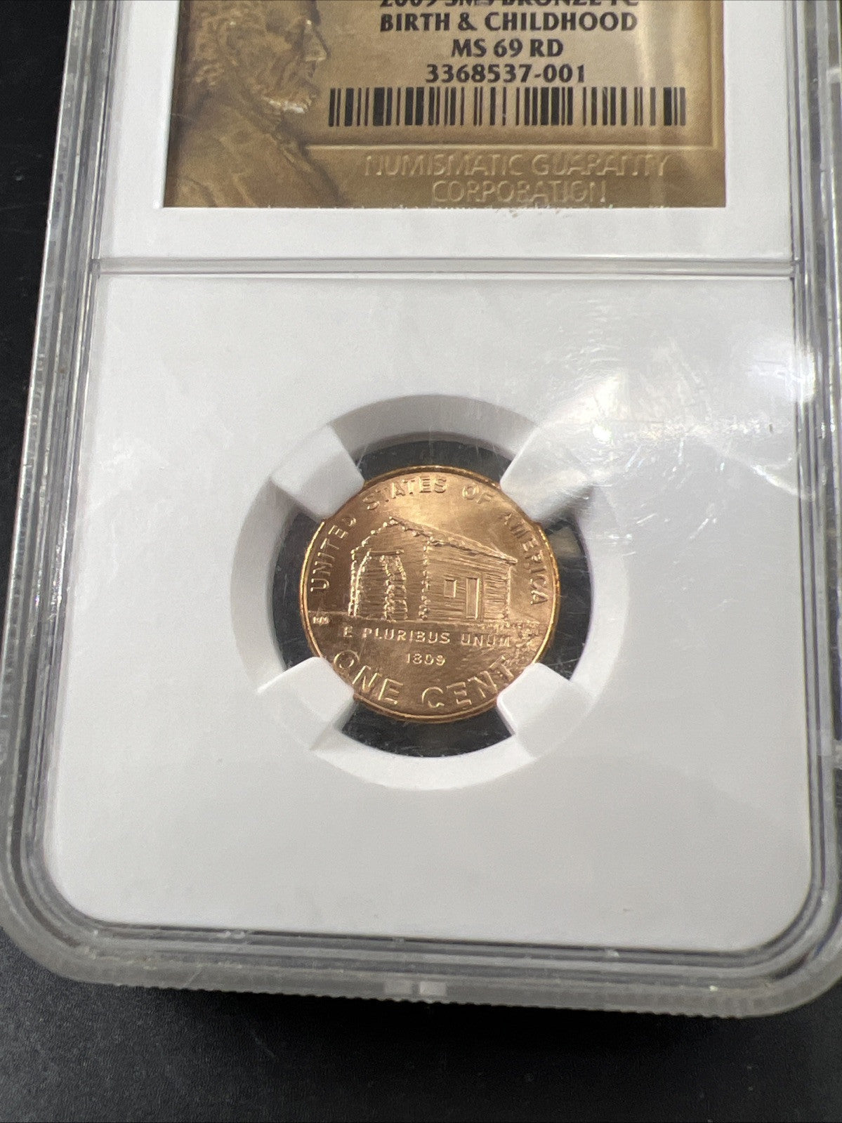2009 1c P SMS Lincoln Cent Birth & Childhood Commemorative Coin MS69 RD