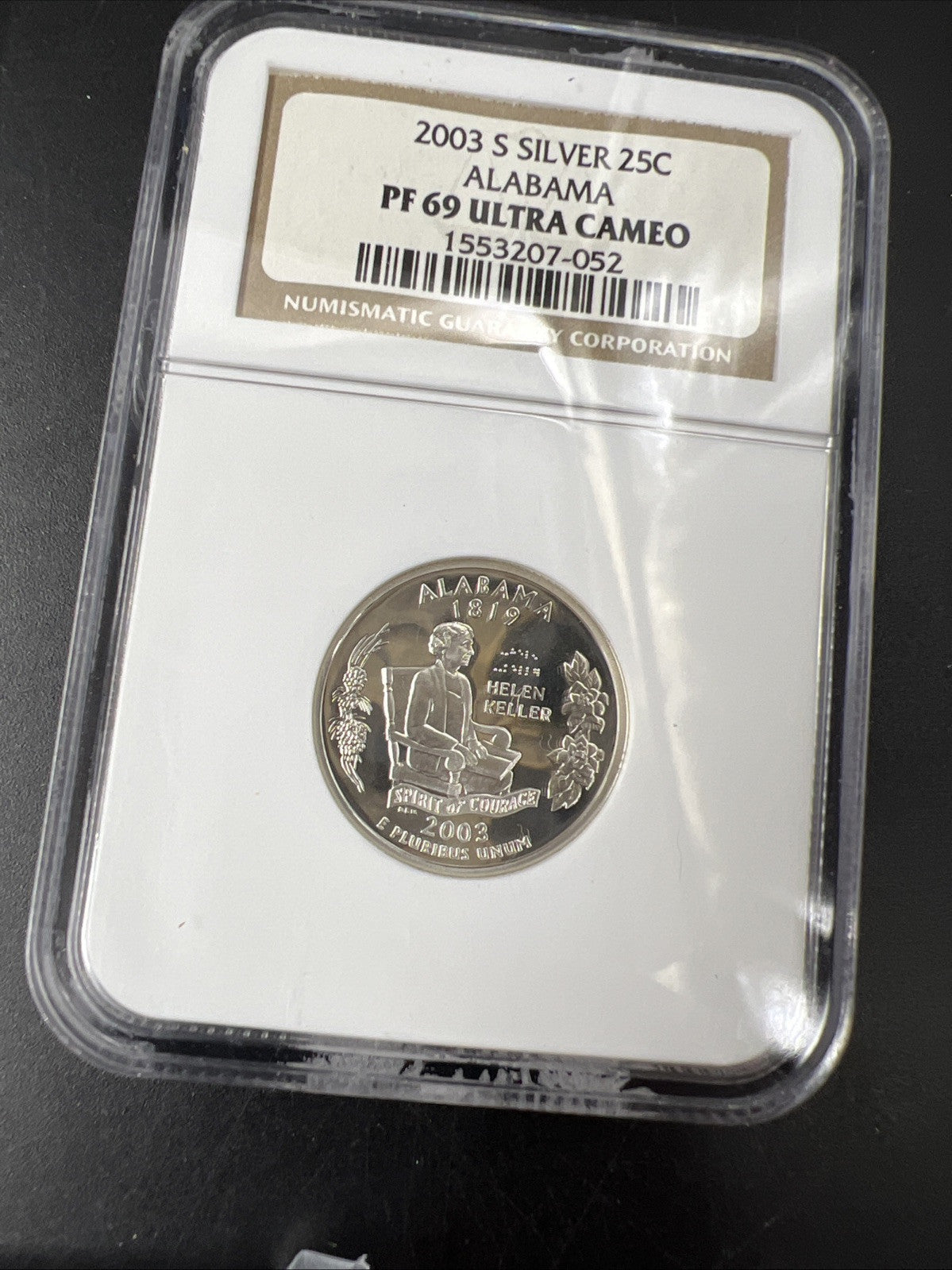 2003 S Silver Quarter 5 Coin Set NGC PF69 UCAM Brown Label Holders