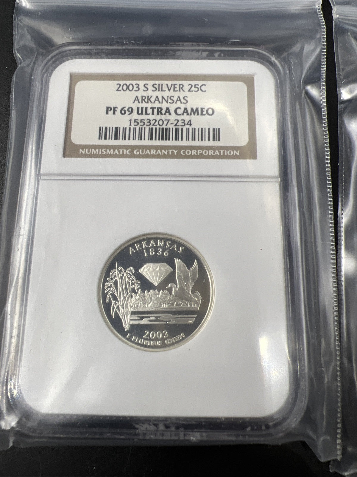 2003 S Silver Quarter 5 Coin Set NGC PF69 UCAM Brown Label Holders
