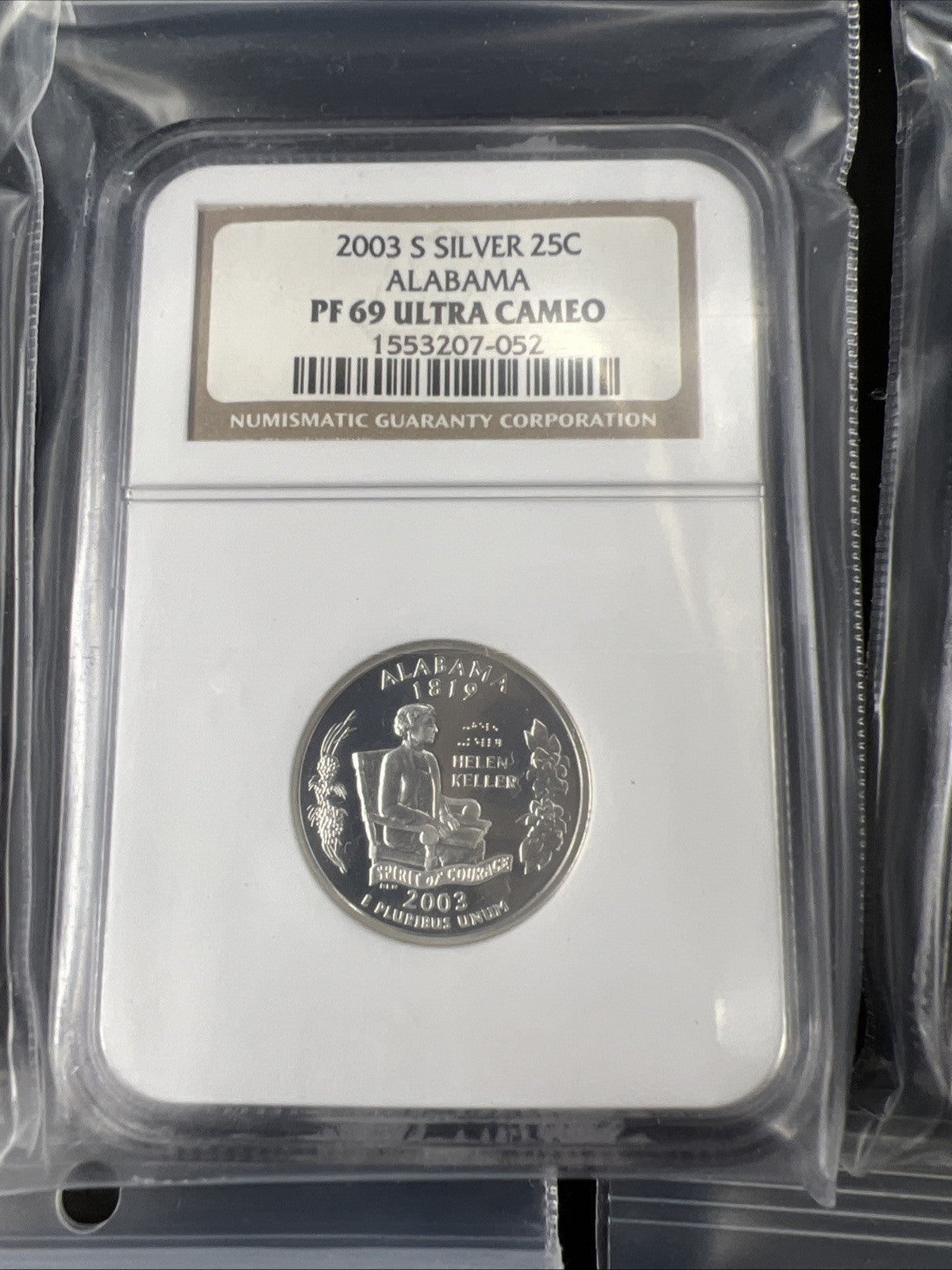 2003 S Silver Quarter 5 Coin Set NGC PF69 UCAM Brown Label Holders