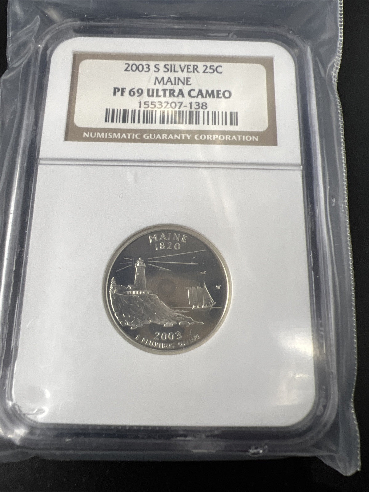 2003 S Silver Quarter 5 Coin Set NGC PF69 UCAM Brown Label Holders