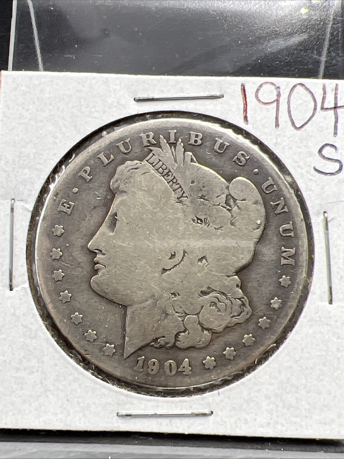 1904 S $1 Morgan Silver Dollar Coin Choice AG About Good / Good Circ
