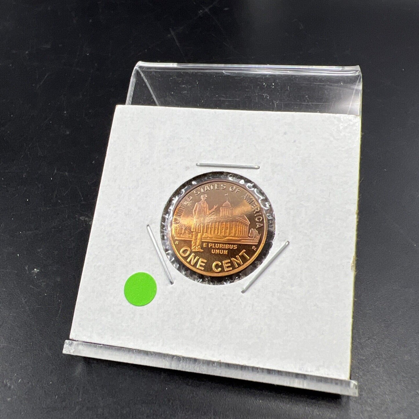 2009 S Proof 1c Lincoln Presidency One Cent Coin Neat Toning Toner Reverse