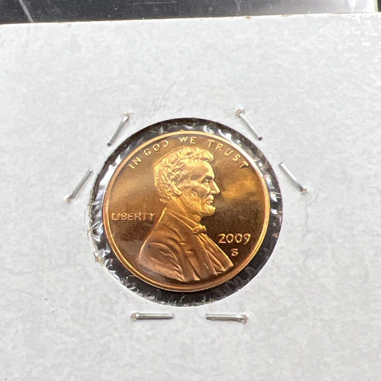2009 S Proof 1c Lincoln Presidency One Cent Coin Neat Toning Toner Reverse