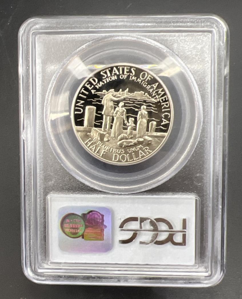 1986 S 50c Statue of Liberty Copper Nickel Proof Hald Dollar Coin PCGS PR69 DCAM