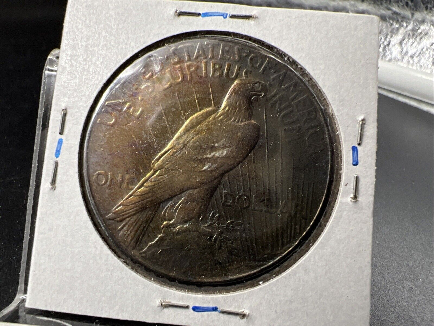1934 P $1 Peace Silver Dollar Coin XF EF Details Artificial Toning Semi Key Date