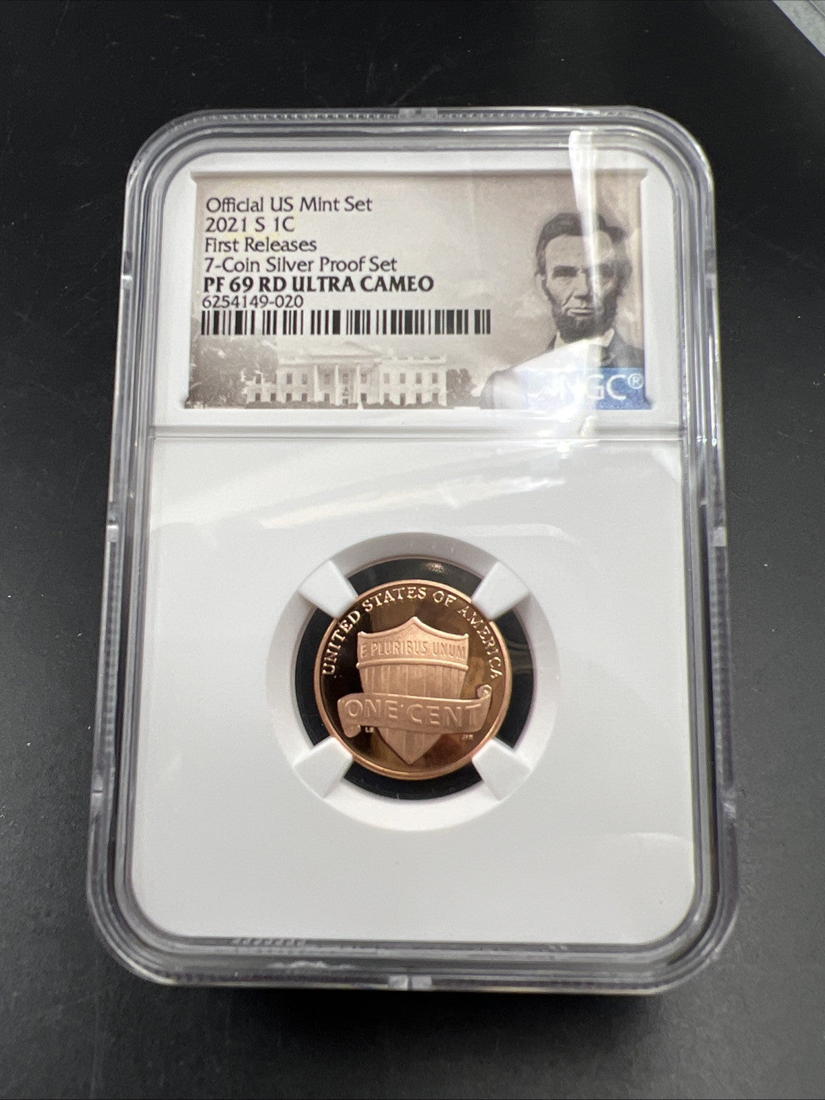 2021 S 1c Lincoln Shield Cent Proof PF69 UCAM NGC FDOI First Releases