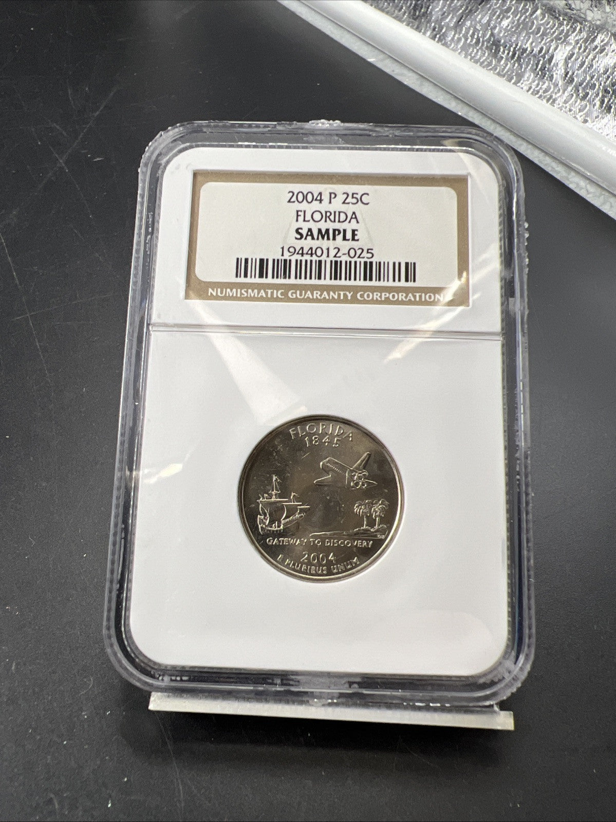 2004 P Florida NGC Sample Slab BU UNC
