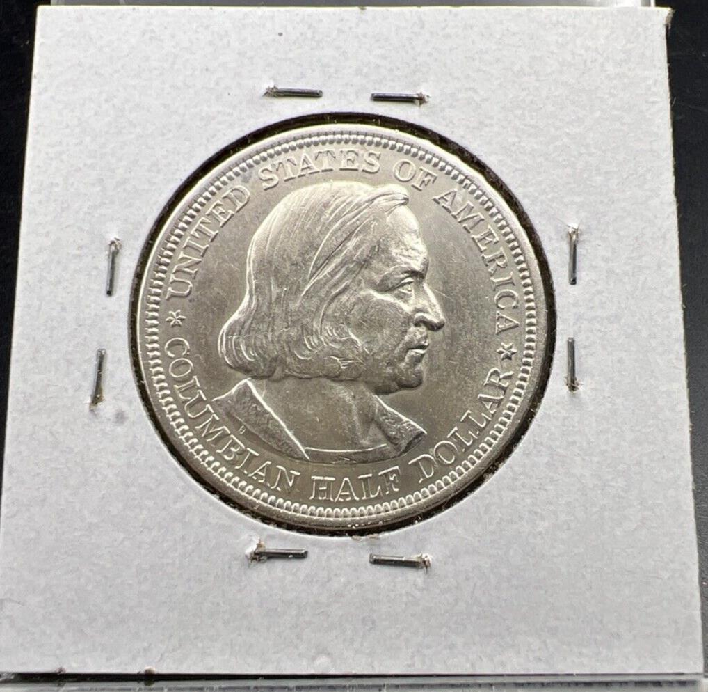 1893 Columbian Classic Commemorative Silver 50c Half Dollar UNC Uncirculated