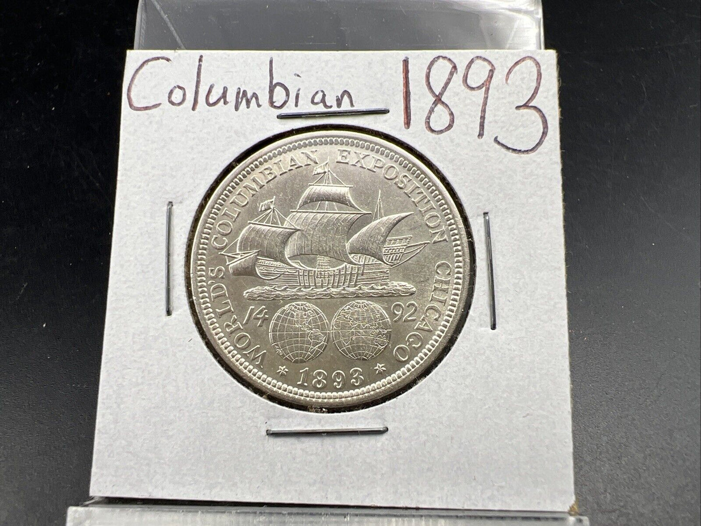 1893 Columbian Classic Commemorative Silver 50c Half Dollar UNC Uncirculated