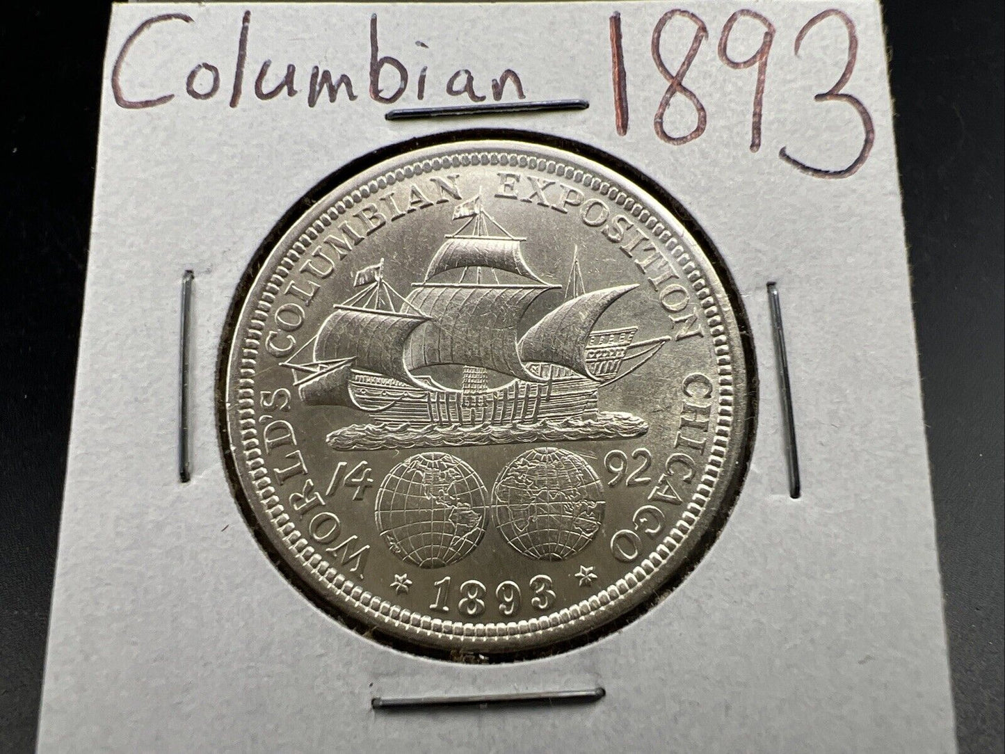 1893 Columbian Classic Commemorative Silver 50c Half Dollar UNC Uncirculated