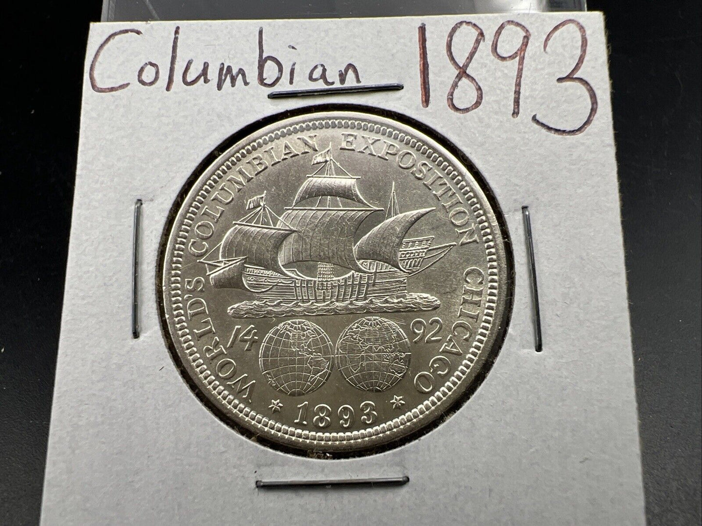 1893 Columbian Classic Commemorative Silver 50c Half Dollar UNC Uncirculated