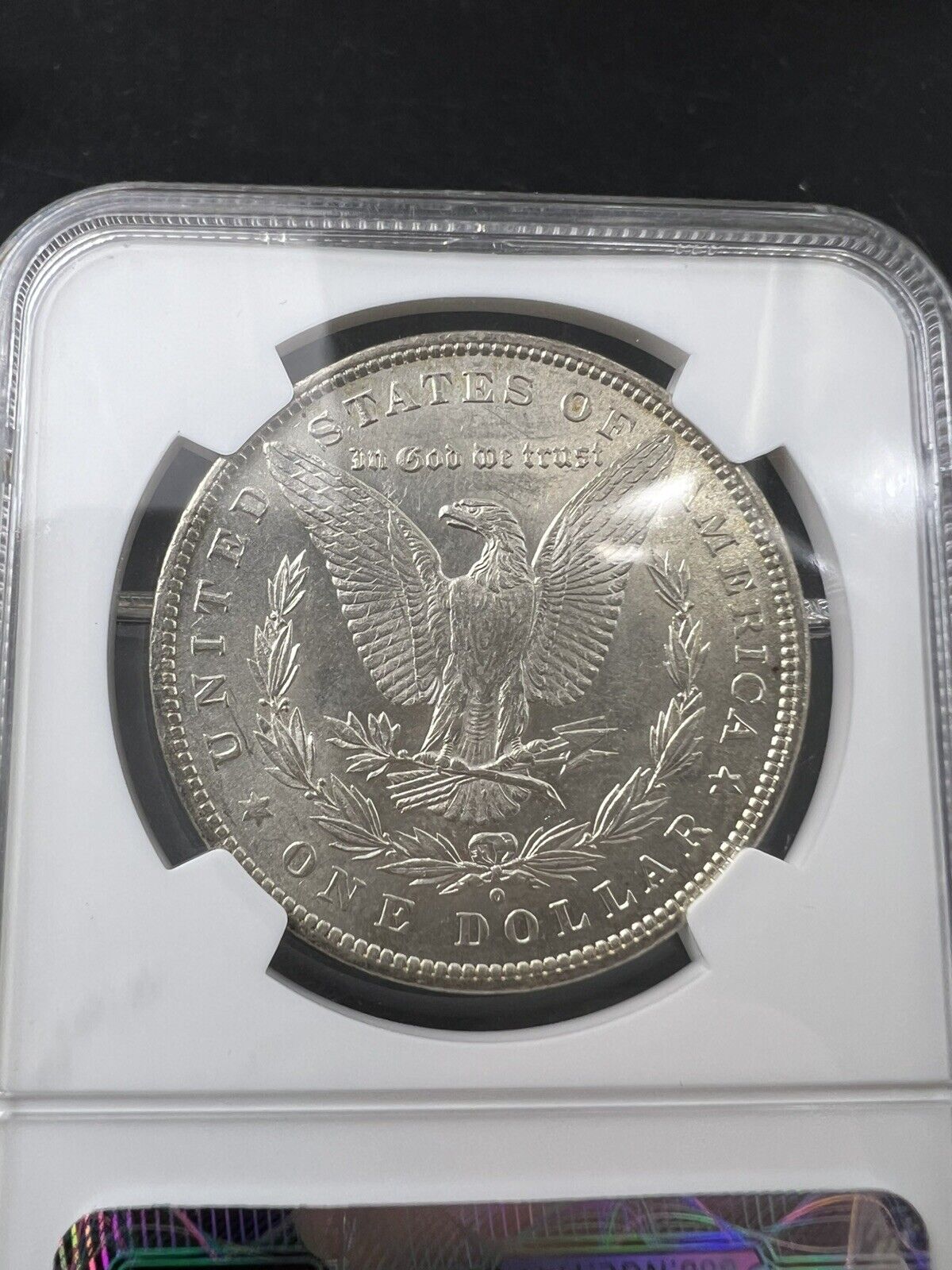 1880 O $1 Morgan Dollar Coin NGC MS62 BU UNC Small o VAM 74 W/ Struck Thru Error