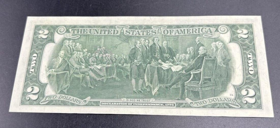 1976 $2 Bicentennial Postal FRN Federal Reserve Notes CH UNC Marietta GA #473