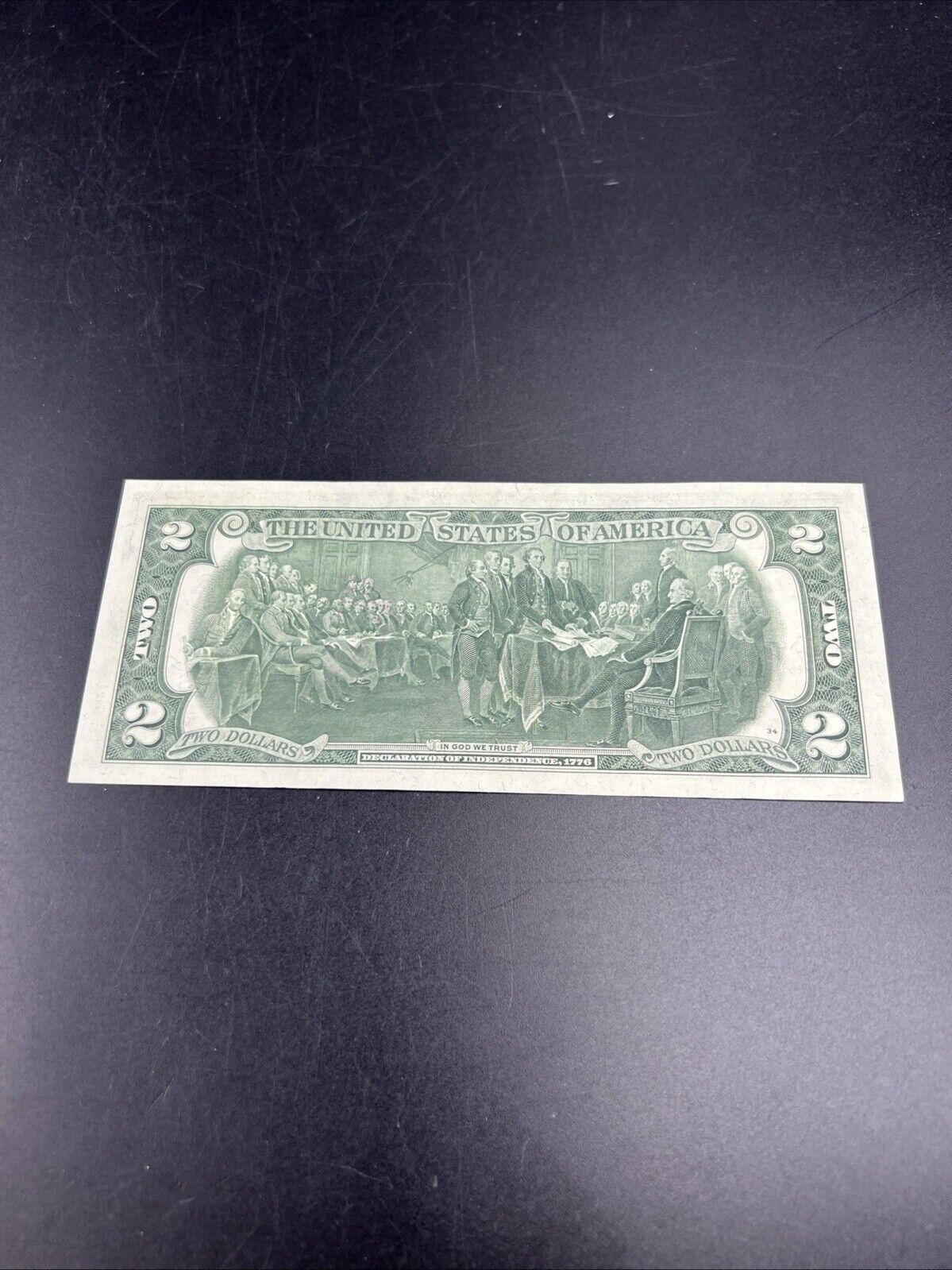 1976 $2 Bicentennial Postal FRN Federal Reserve Notes CH UNC Marietta GA #473