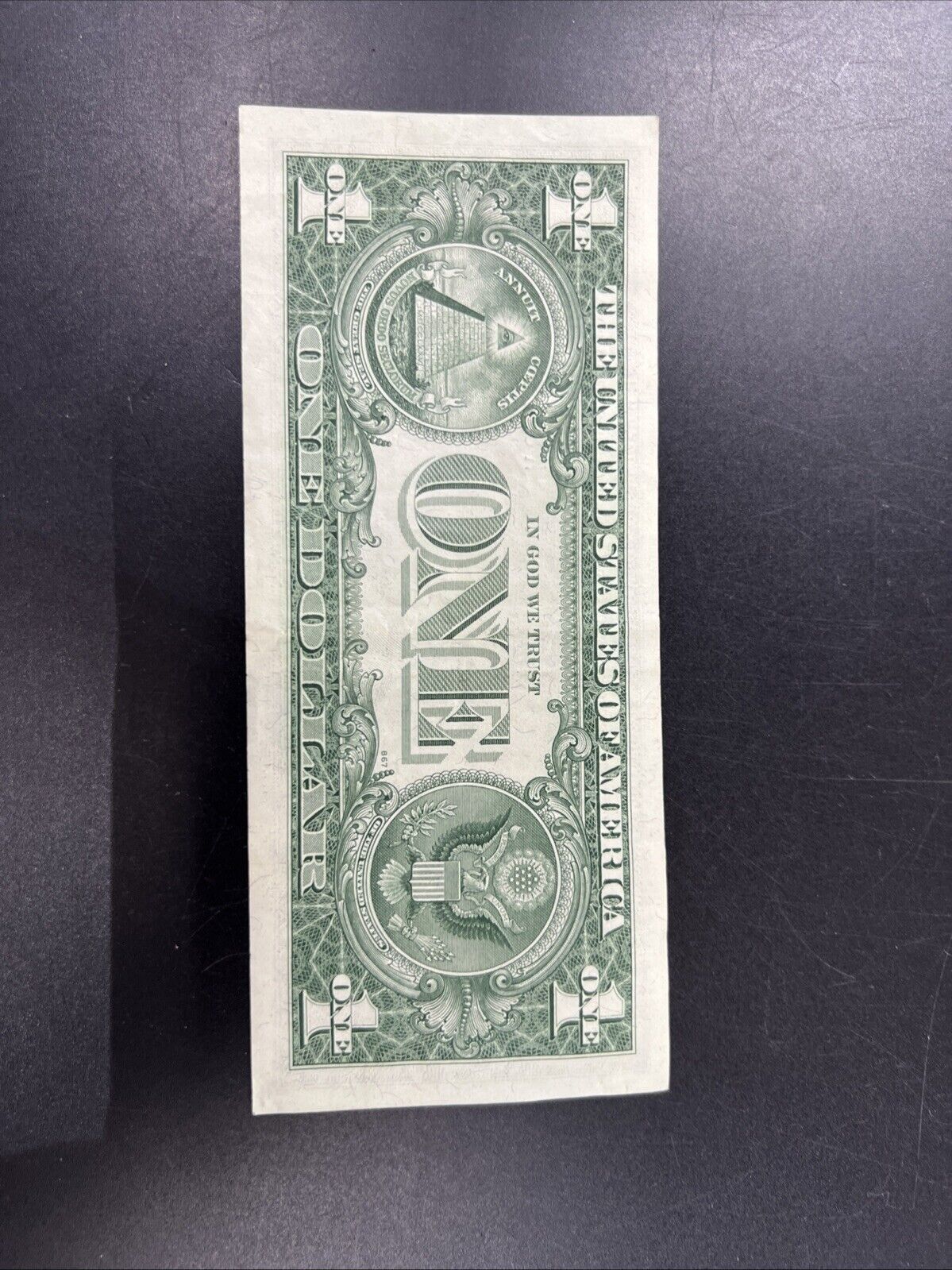 1963 A $1 One Dollar FRN Federal Reserve Note VF Neat Repeat Serial #81777715