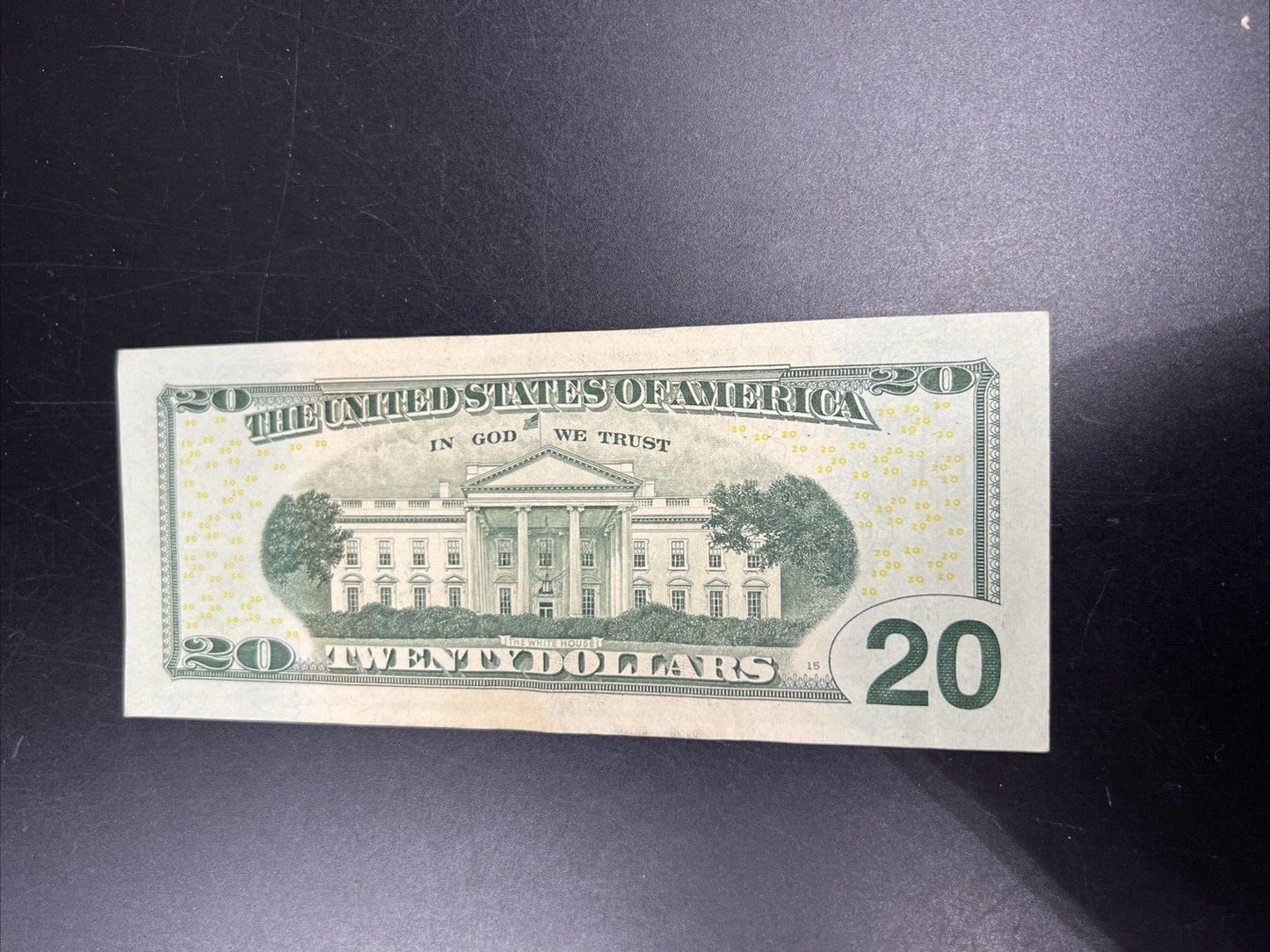 2017 A $20 Perfect Radar FRN VF Serial # 50044005 Federal Reserve Note