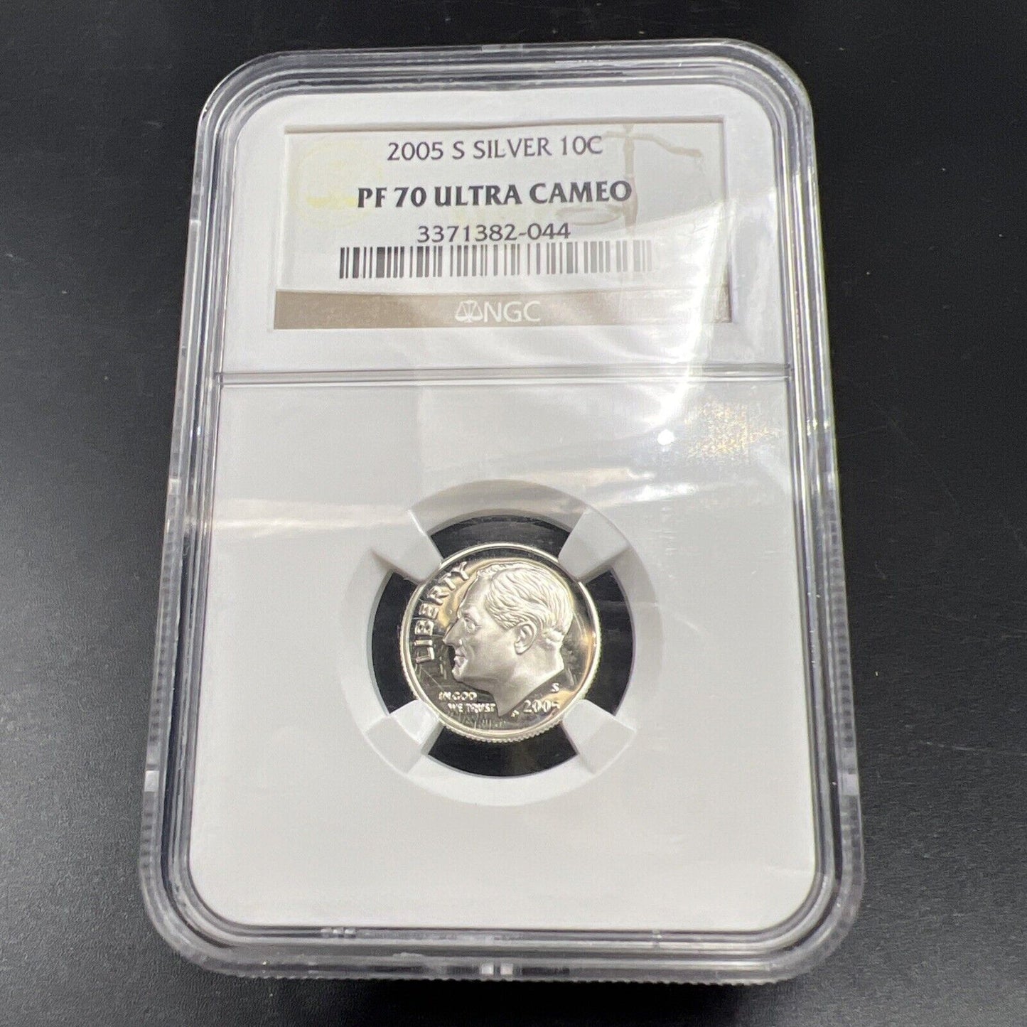 2005 S 10c Roosevelt Proof Silver Dime Coin PF70 NGC UCAM #044