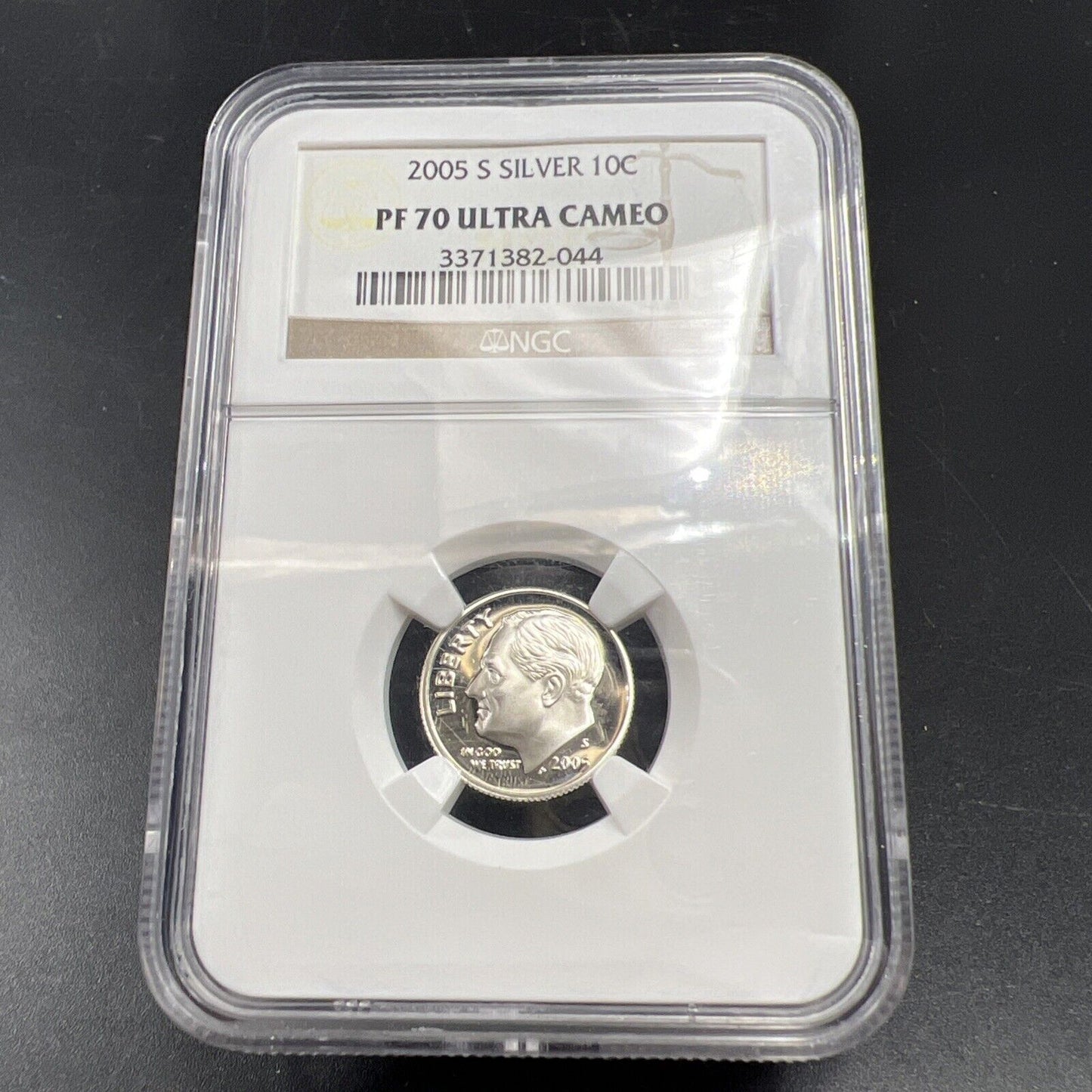 2005 S 10c Roosevelt Proof Silver Dime Coin PF70 NGC UCAM #044