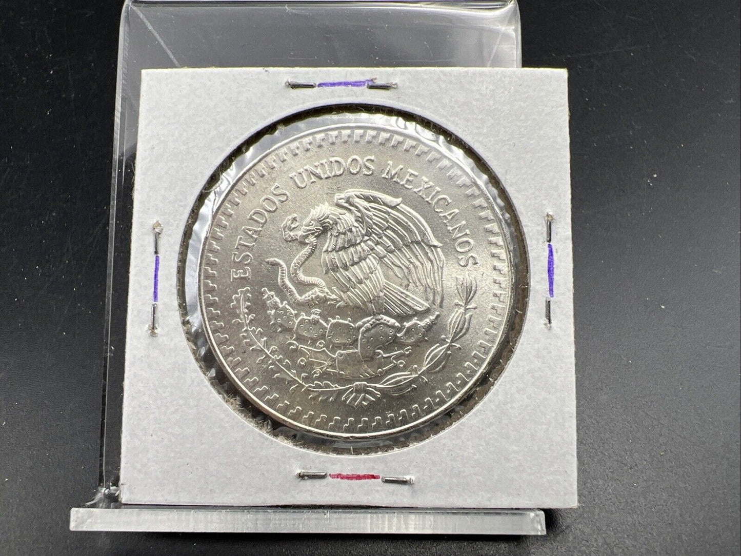 1985 Mo 1 oz Onza Mexico Libertad ULTRA Gem BU UNC Ley .999 Plata Pura #25A
