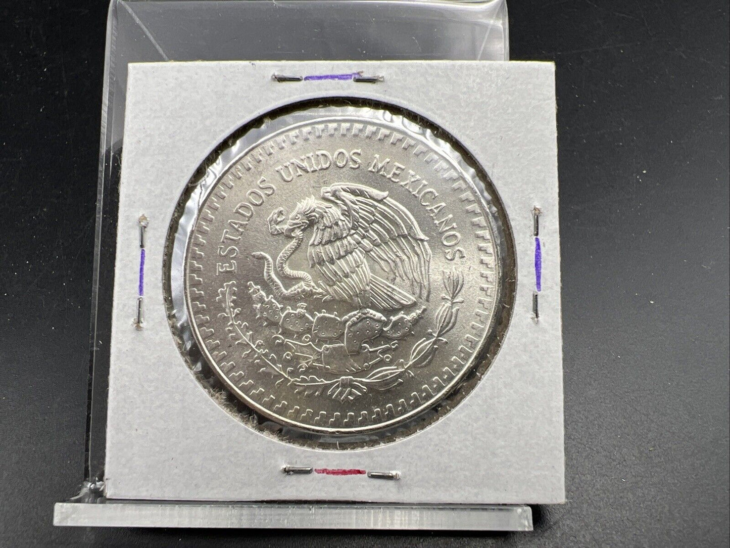 1985 Mo 1 oz Onza Mexico Libertad ULTRA Gem BU UNC Ley .999 Plata Pura #25A