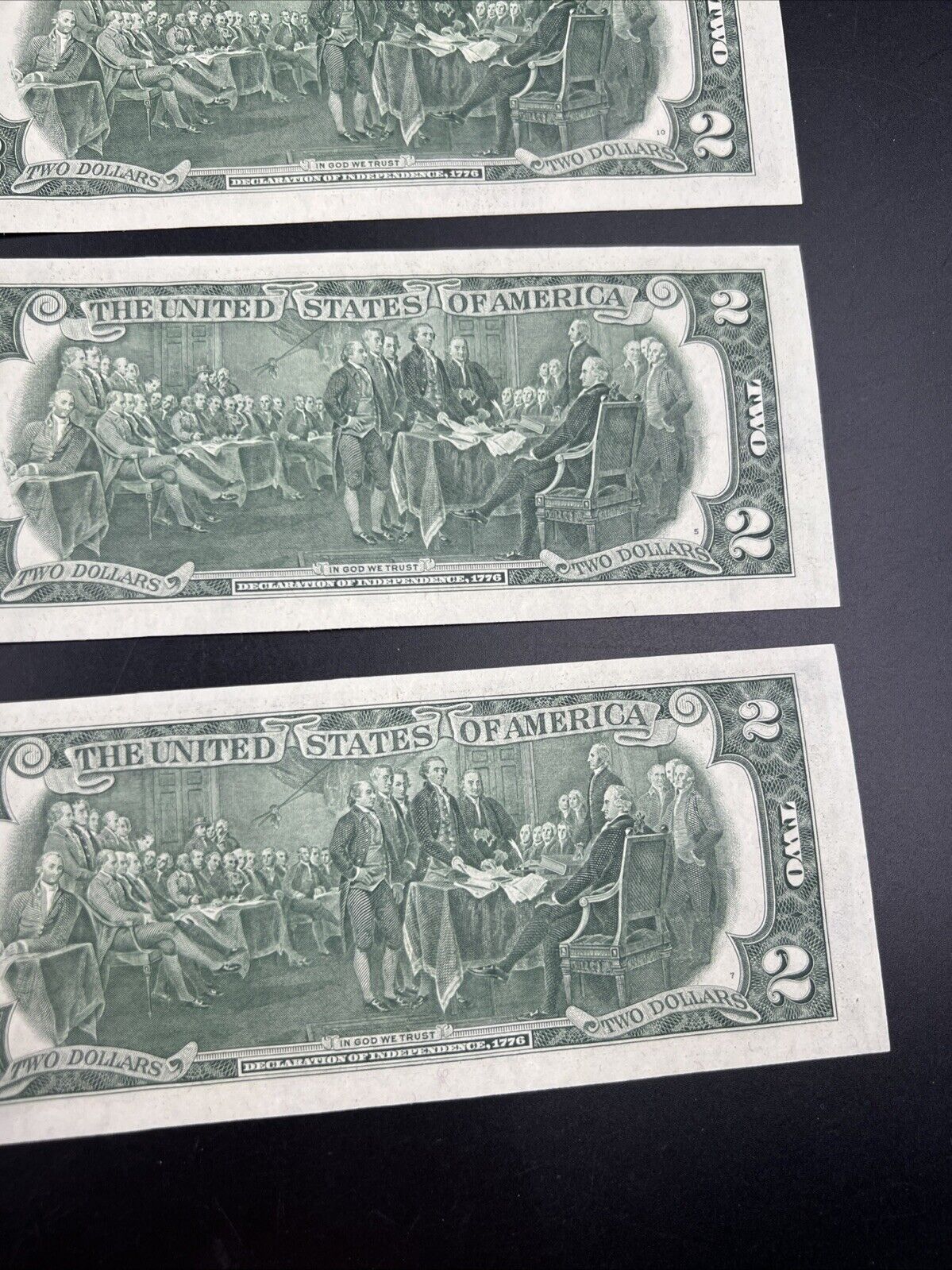 5 Consecutive 1976 Bicentennial Postal FRN Notes UNC Atlanta Main Office GA