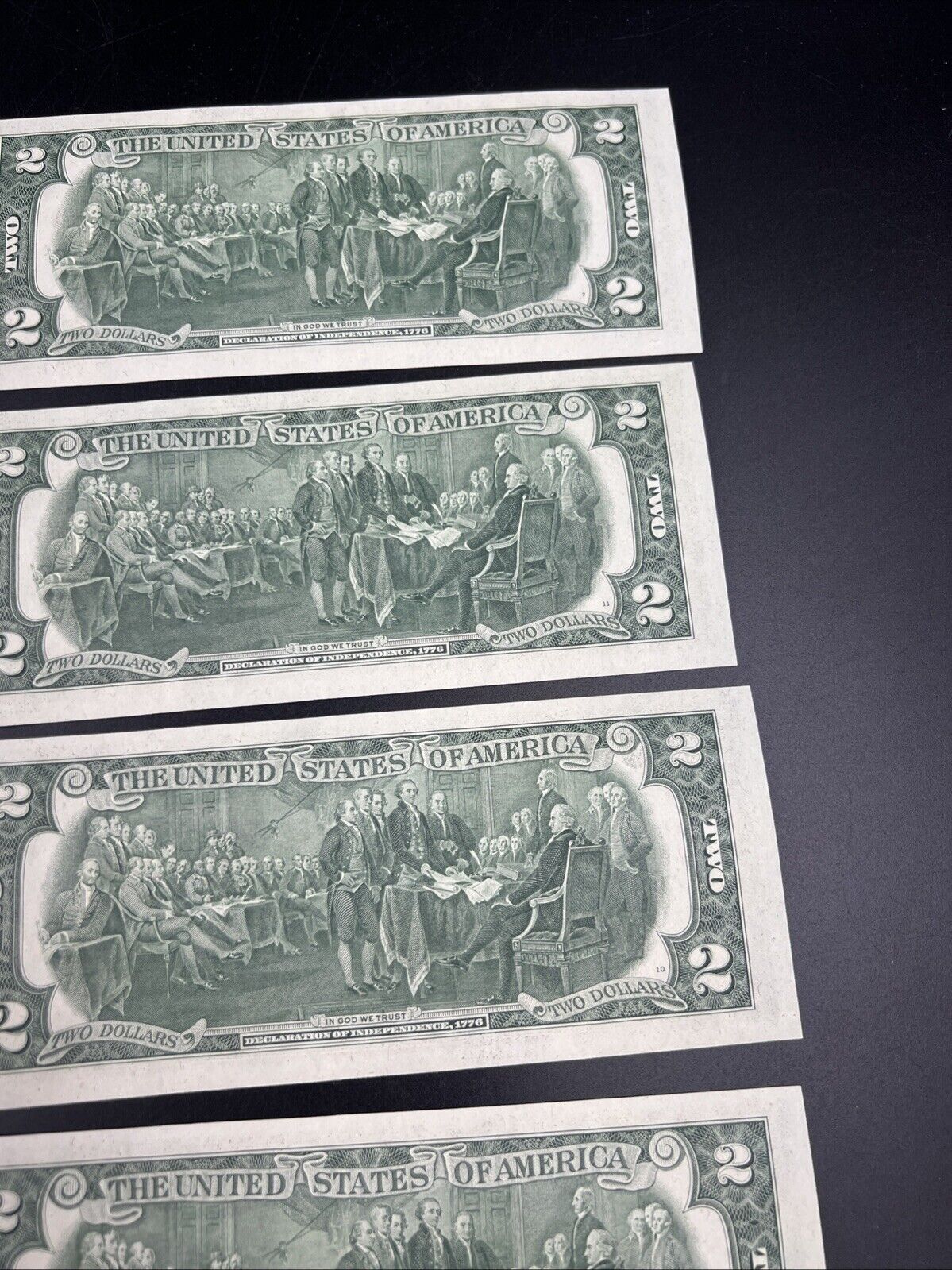 5 Consecutive 1976 Bicentennial Postal FRN Notes UNC Atlanta Main Office GA