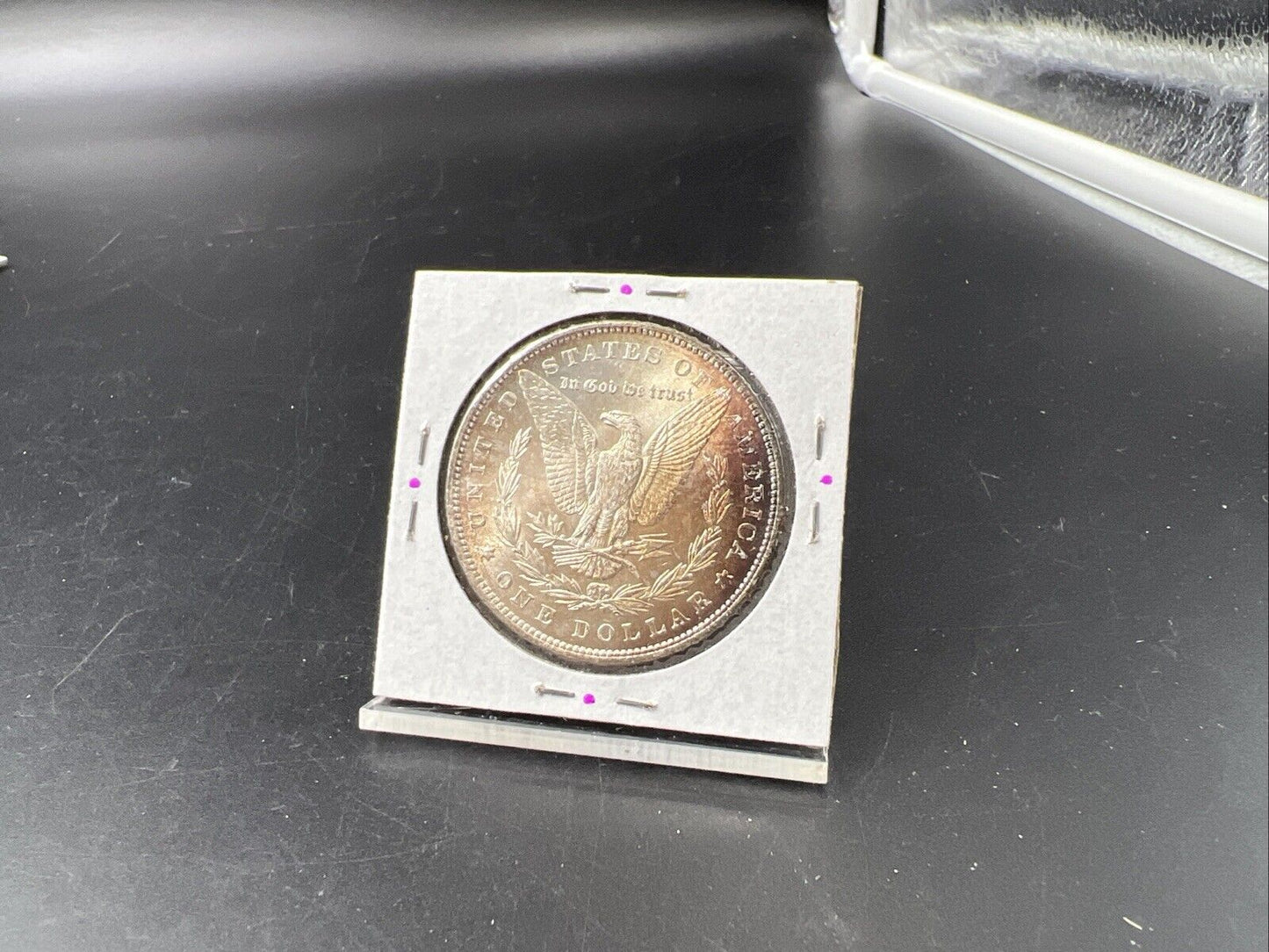 1879 P $1 Morgan Silver Dollar Coin CH BU UNC Unc PQ Toning Toner Obverse