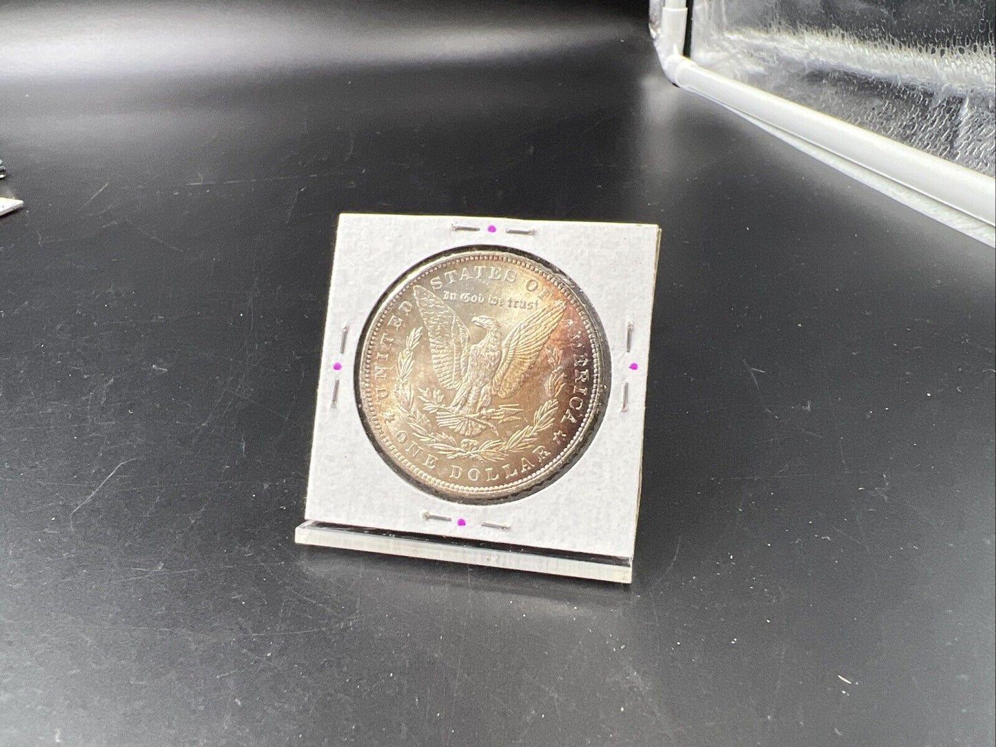 1879 P $1 Morgan Silver Dollar Coin CH BU UNC Unc PQ Toning Toner Obverse