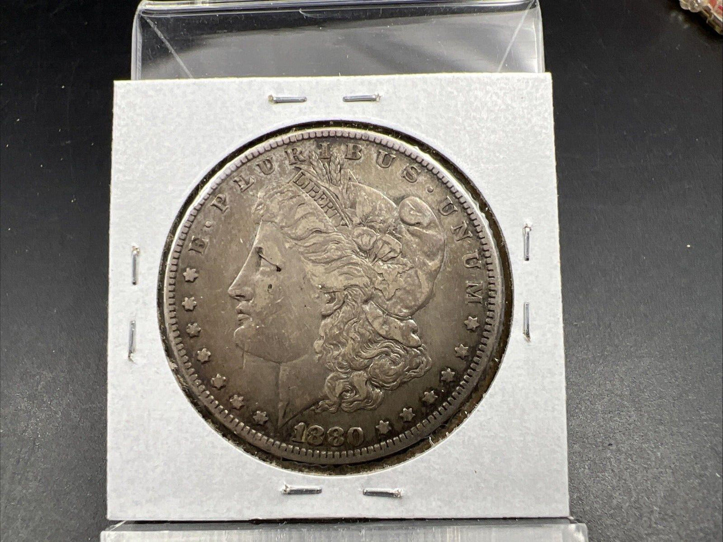 1880 O $1 Small "Micro" o Morgan Silver Dollar Coin Choice EF XF Extra Fine Circ
