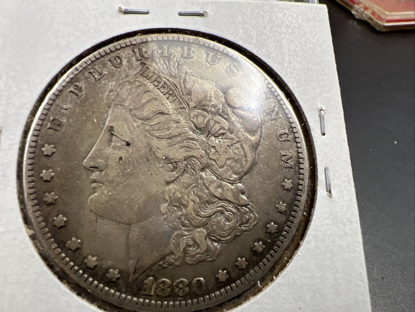 1880 O $1 Small "Micro" o Morgan Silver Dollar Coin Choice EF XF Extra Fine Circ
