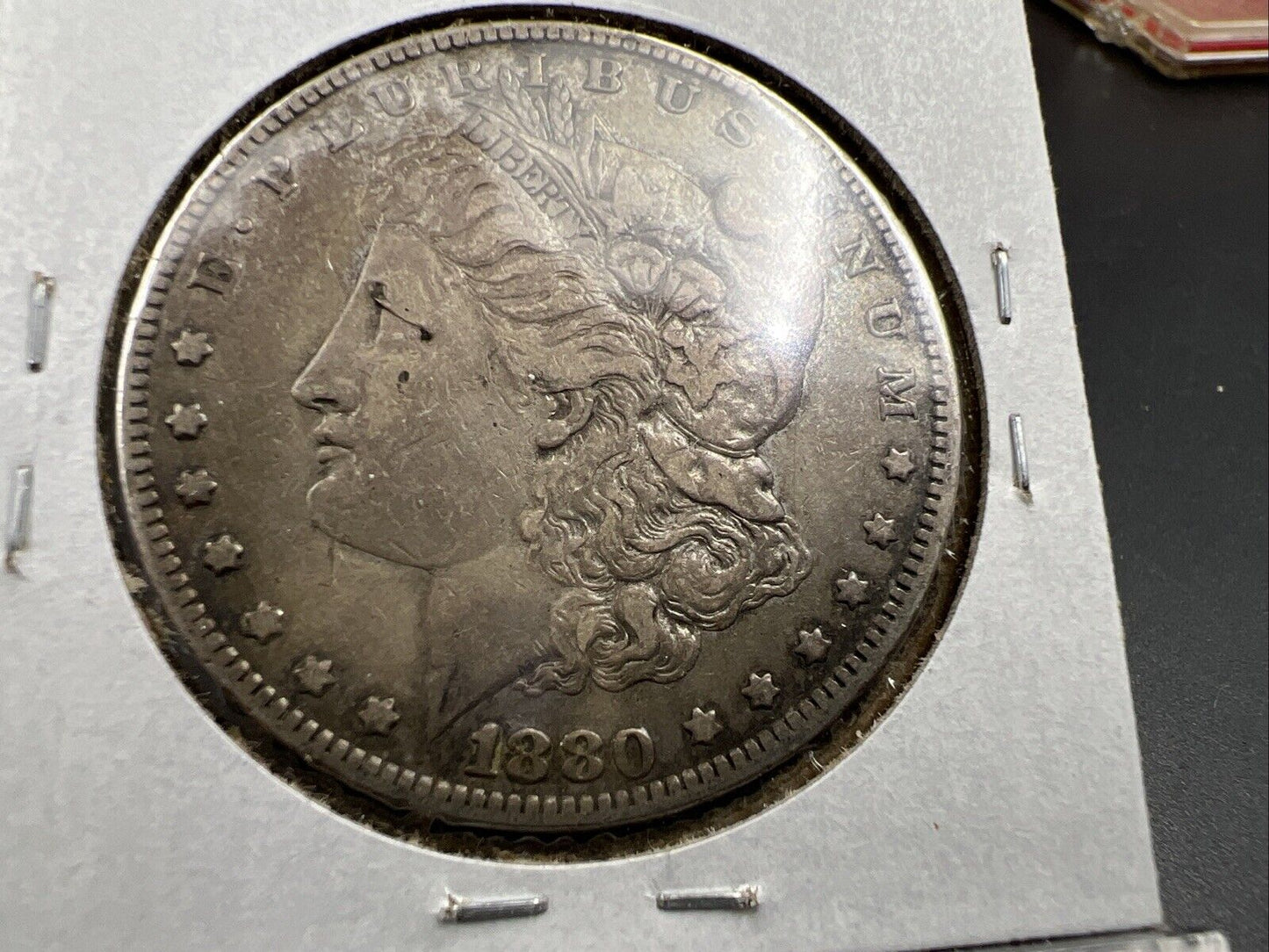 1880 O $1 Small "Micro" o Morgan Silver Dollar Coin Choice EF XF Extra Fine Circ