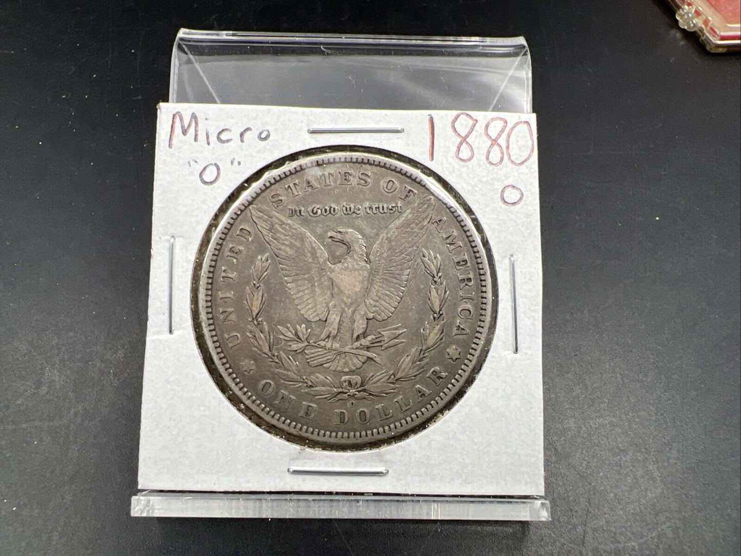 1880 O $1 Small "Micro" o Morgan Silver Dollar Coin Choice EF XF Extra Fine Circ