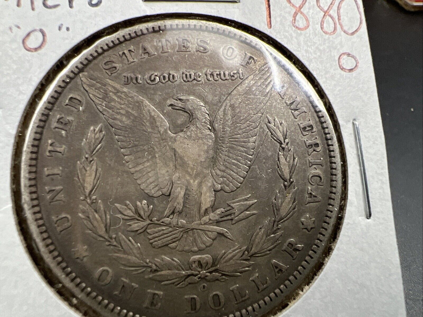 1880 O $1 Small "Micro" o Morgan Silver Dollar Coin Choice EF XF Extra Fine Circ