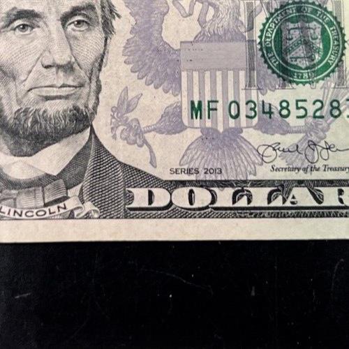 2013 $5 Five Dollar FRN * Star Note Fine Circulated Condition