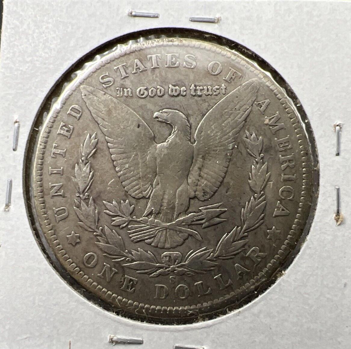 1904 S $1 Morgan Silver Dollar Coin VF Very Fine Circ