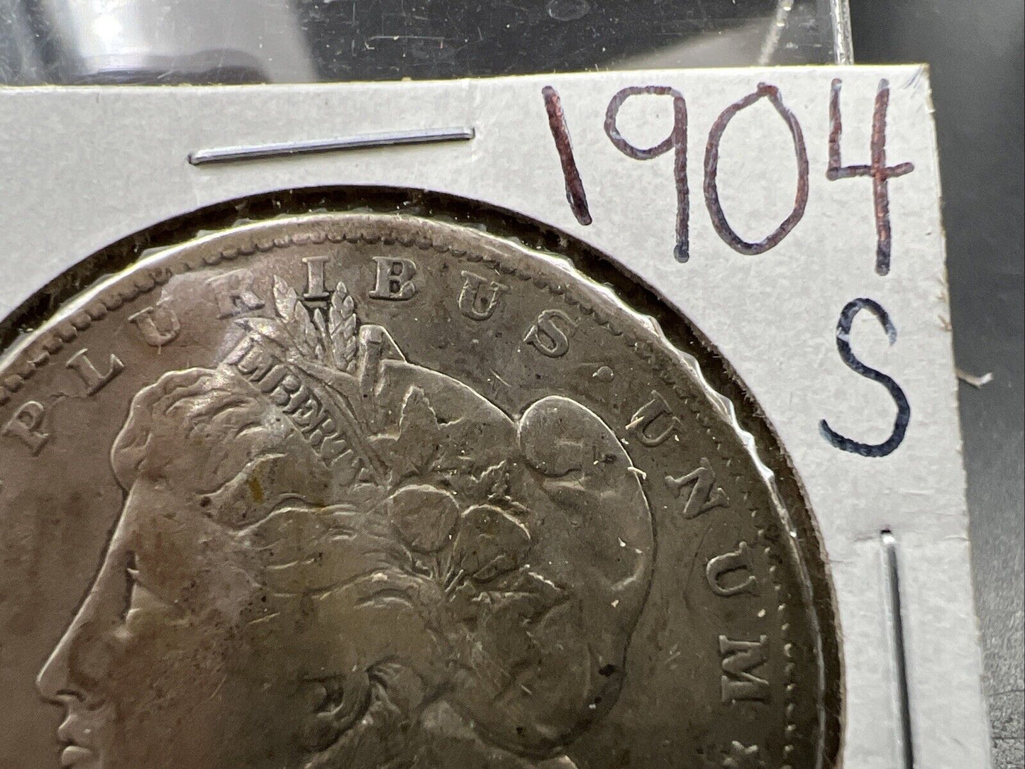 1904 S $1 Morgan Silver Dollar Coin VF Very Fine Circ