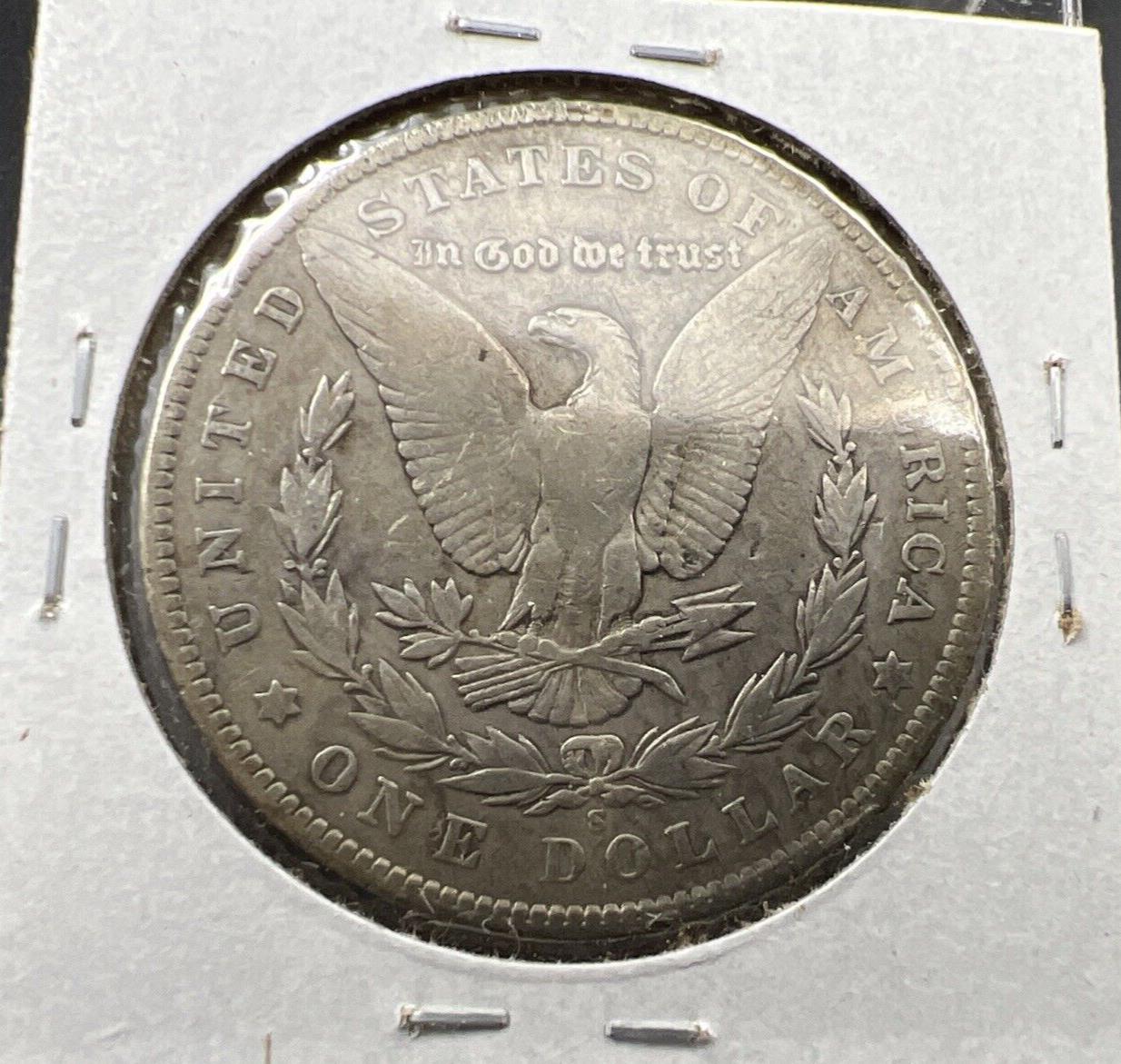 1904 S $1 Morgan Silver Dollar Coin VF Very Fine Circ